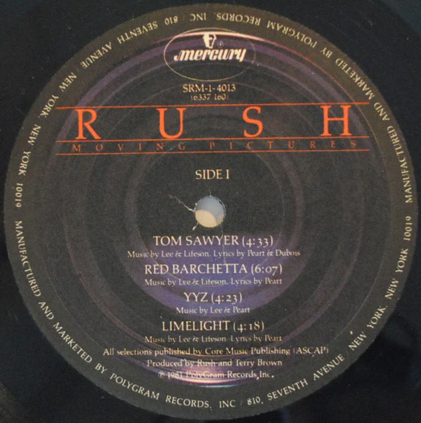 Rush - Moving Pictures (LP, Album, Pre) (Very Good Plus (VG+)) - Image 3