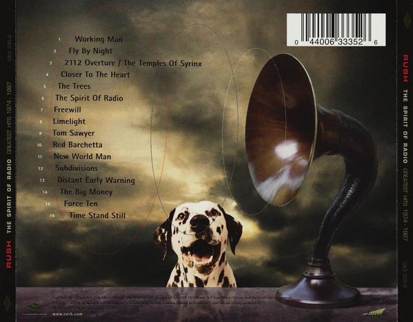 Rush - The Spirit Of Radio (Greatest Hits 1974-1987) (CD, Comp, RM) (Very Good Plus (VG+)) - Image 2