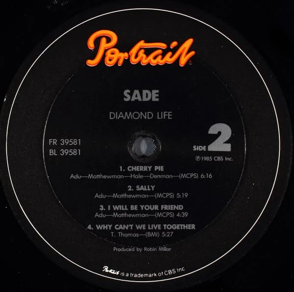 Sade - Diamond Life (LP, Album, RP, Pit) (Near Mint (NM or M-)) - Image 4