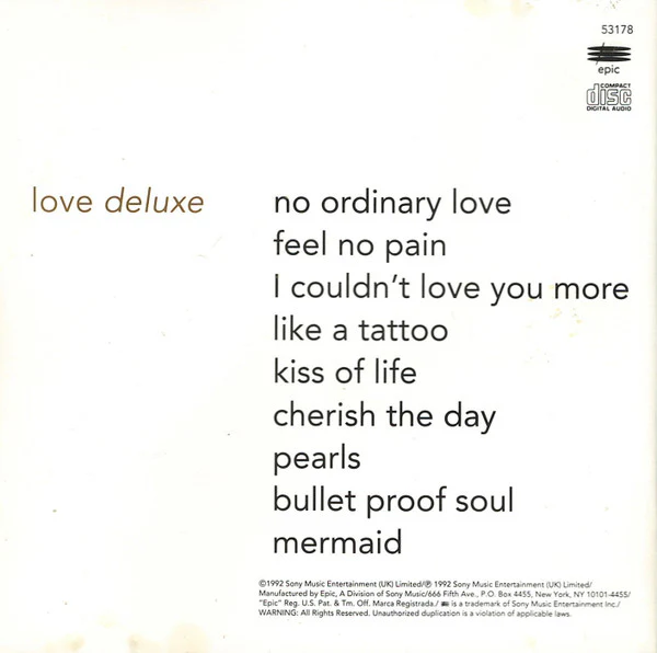 Sade - Love Deluxe (CD, Album) (Near Mint (NM or M-)) - Image 4