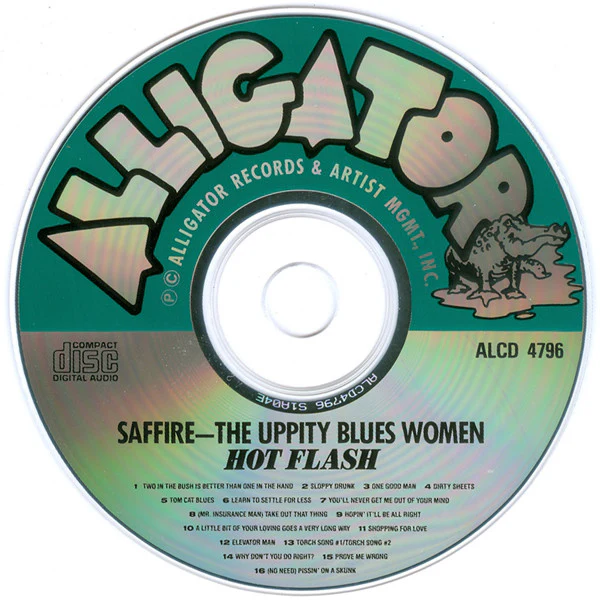 Saffire -The Uppity Blues Women - Hot Flash (CD, Album) (Very Good Plus (VG+)) - Image 3