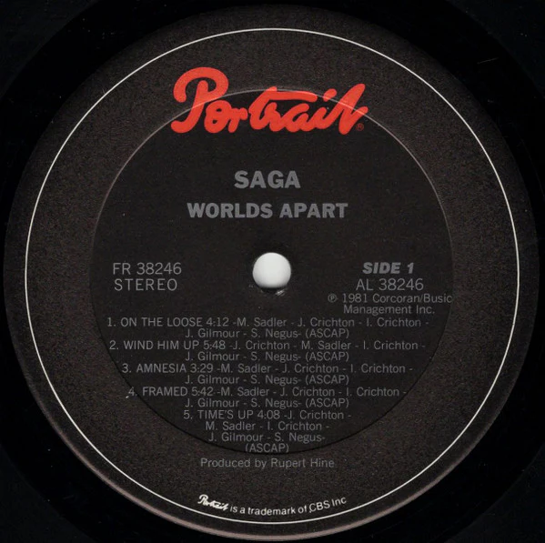 Saga - Worlds Apart (LP, Album, RE, Ter) (Very Good Plus (VG+)) - Image 3