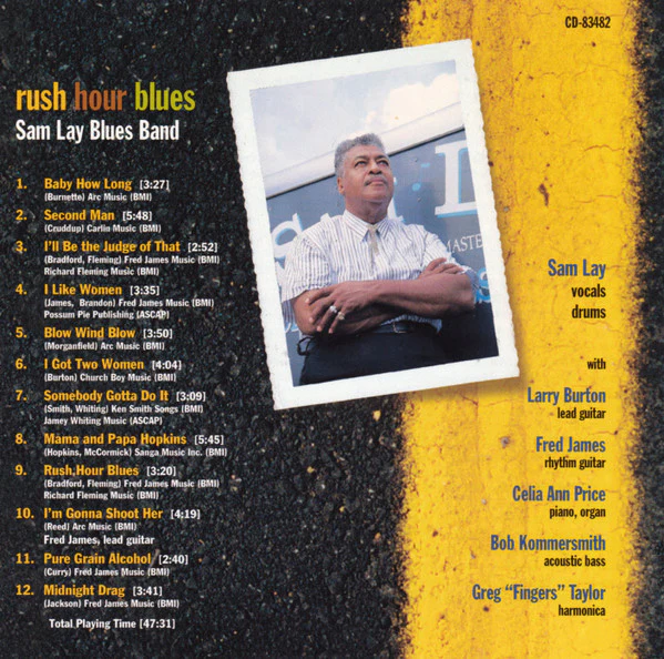 Sam Lay Blues Band* - Rush Hour Blues (CD, Album) (Very Good Plus (VG+)) - Image 5