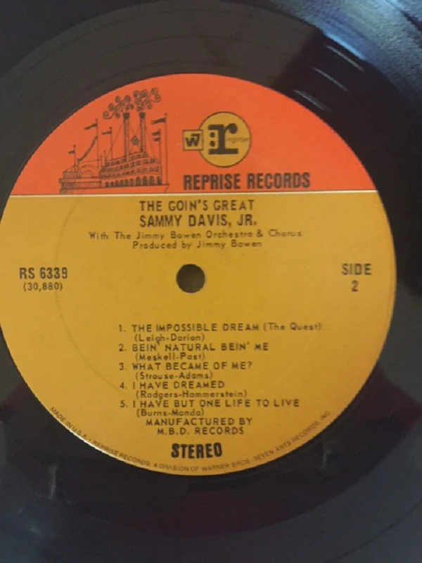 Sammy Davis Jr. - The Goin's Great (LP, Album) (Very Good (VG)) - Image 4
