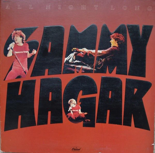 Sammy Hagar - All Night Long (LP, Album, Jac) (Good Plus (G+))