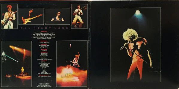 Sammy Hagar - All Night Long (LP, Album, Jac) (Good Plus (G+)) - Image 2