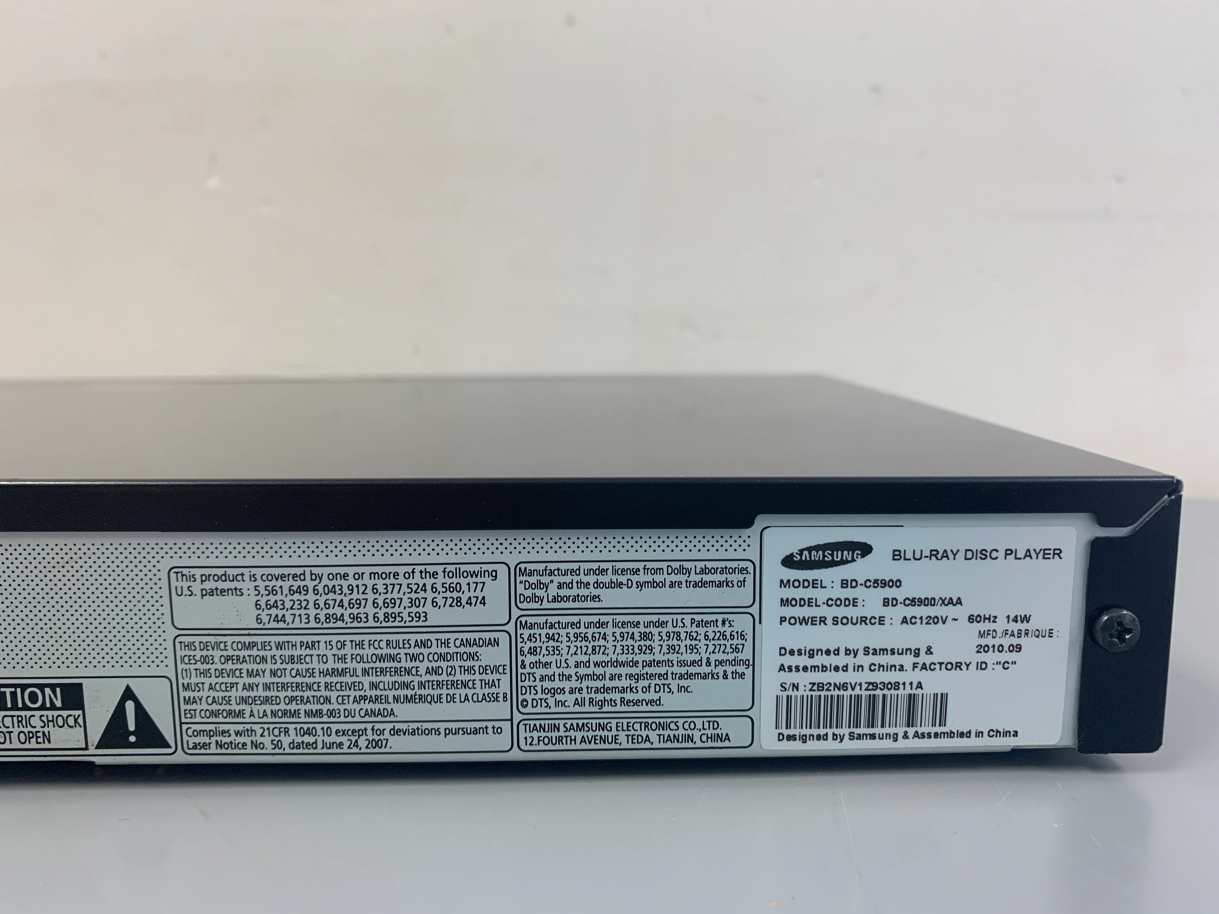 Samsung BD-C5900 Blu-Ray Player - Image 10
