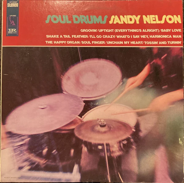Sandy Nelson - Soul Drums (LP, Album) (Very Good (VG))