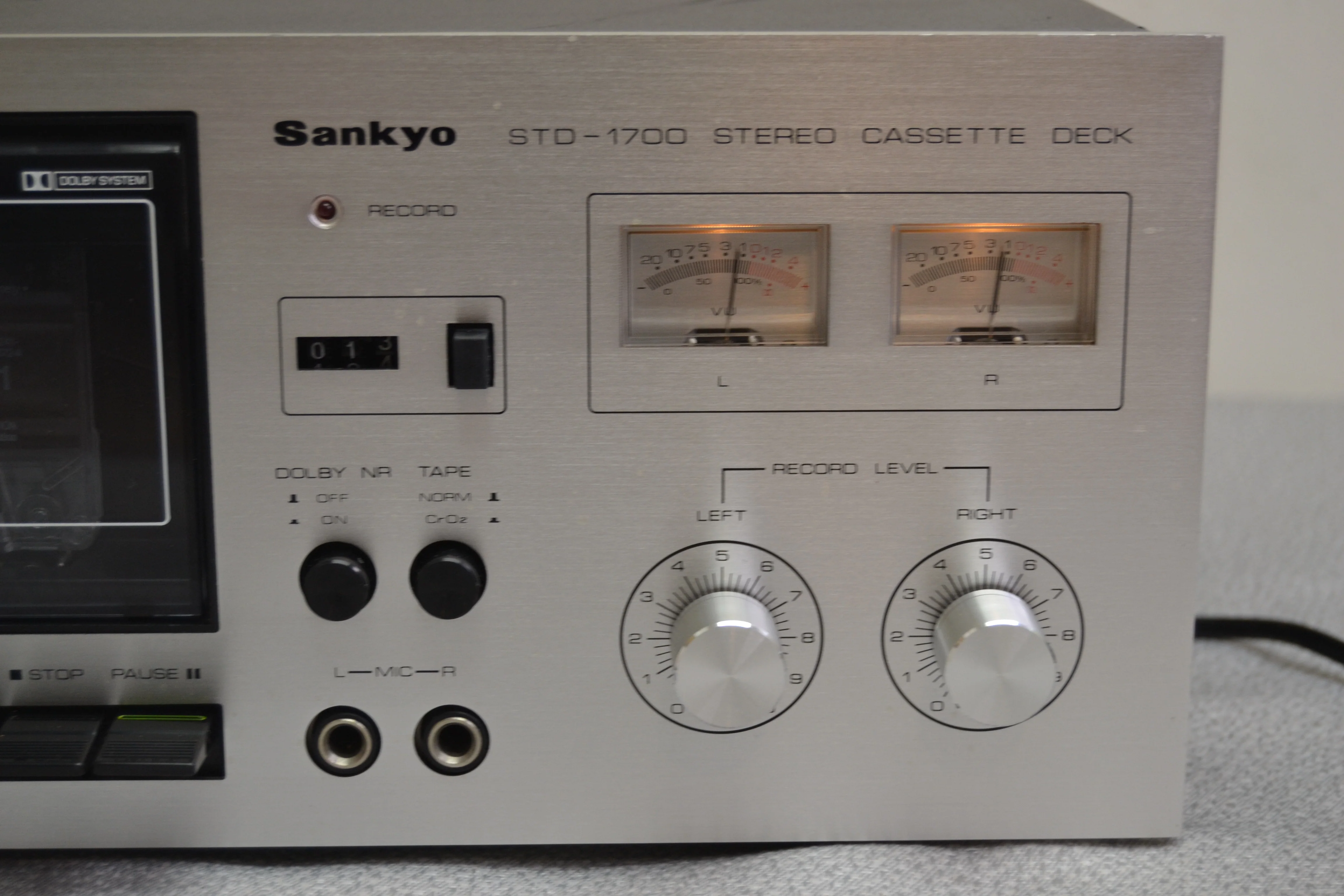 Sankyo STD-1700 Single Cassette Deck - Fully Serviced - New Belts - Image 6