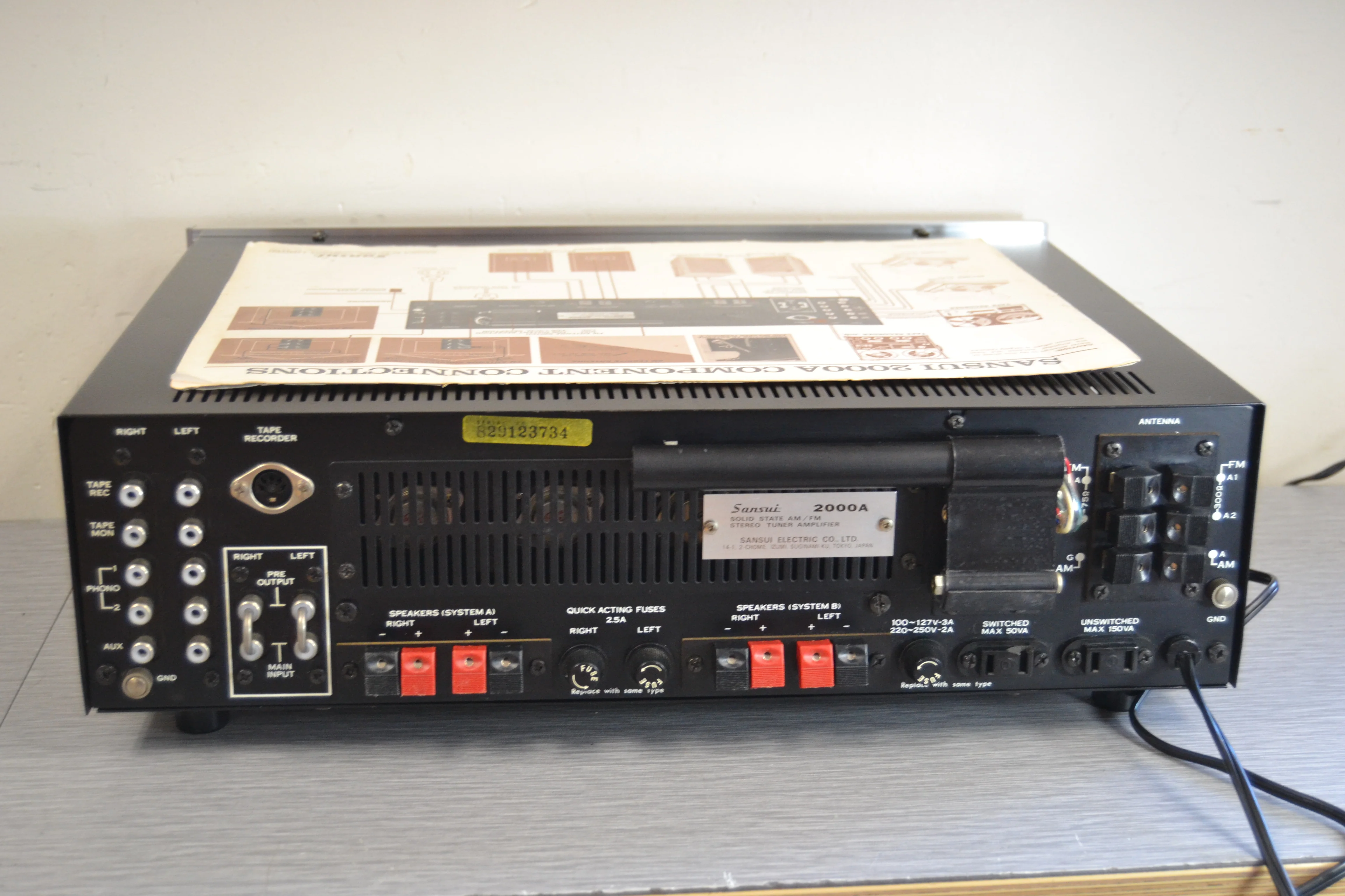 Sansui 2000A Stereo Receiver * 1970 * 35W RMS - Image 6