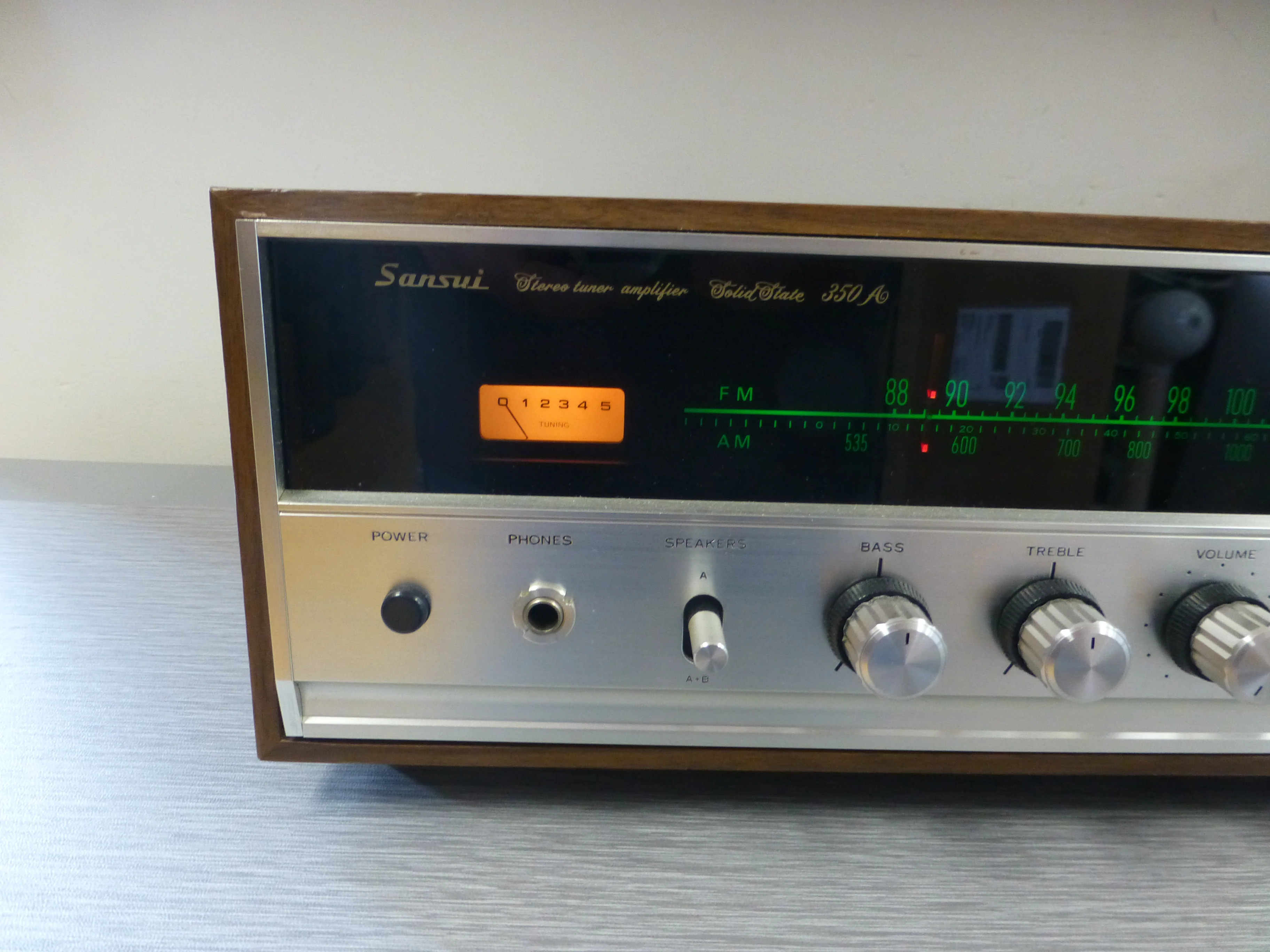 Sansui 350A Stereo Receiver * Fully Rebuilt and Recapped in Sep/2024 * - Image 2