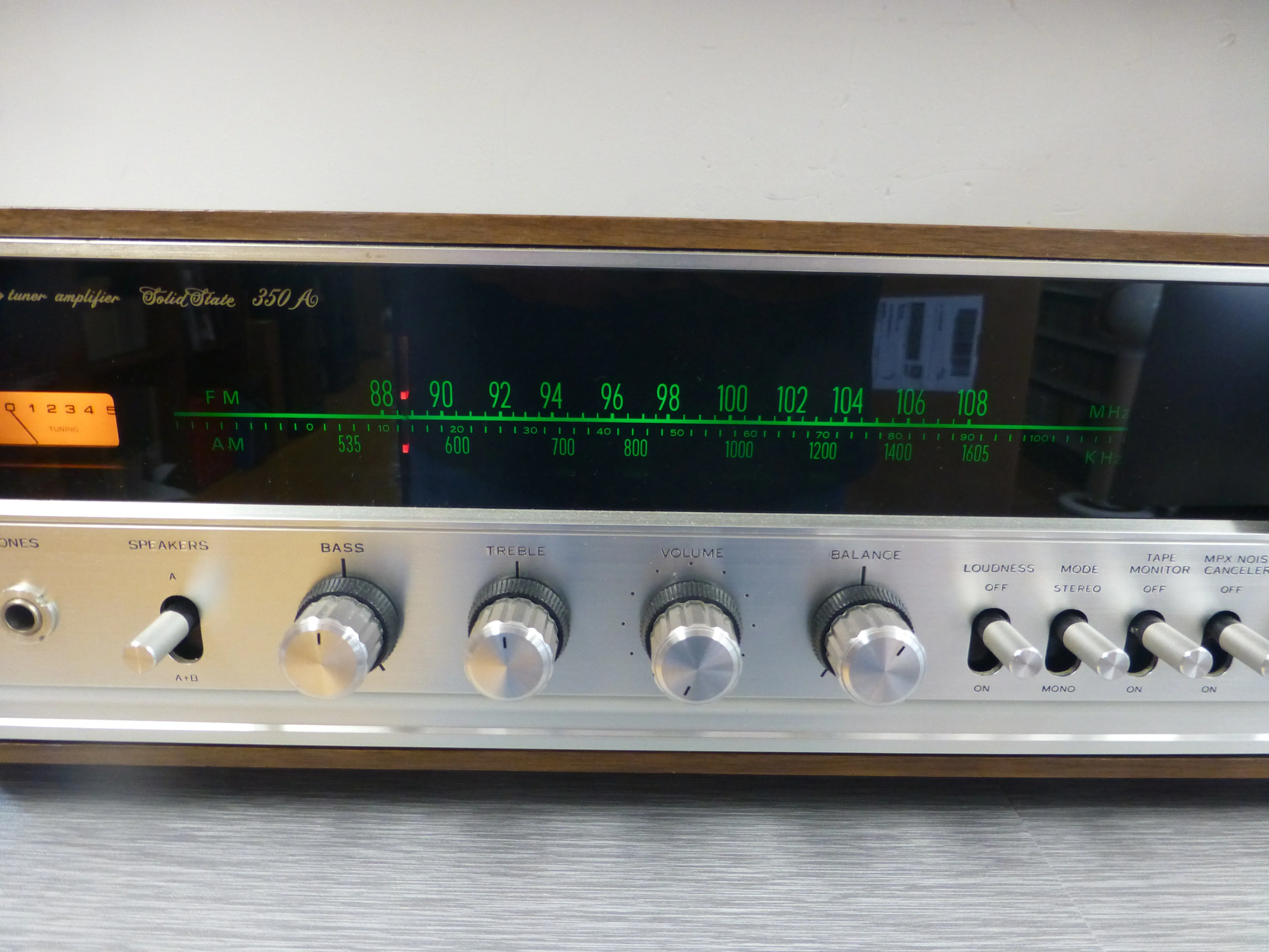 Sansui 350A Stereo Receiver * Fully Rebuilt and Recapped in Sep/2024 * - Image 3
