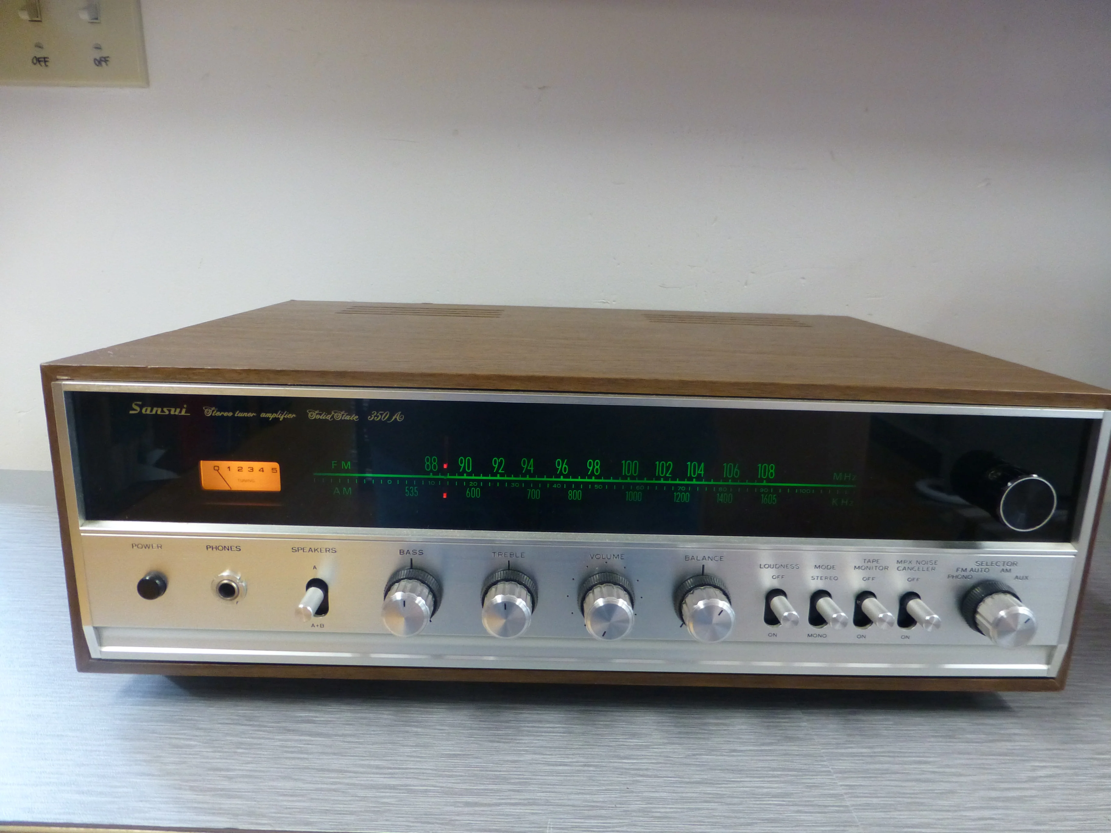 Sansui 350A Stereo Receiver * Fully Rebuilt and Recapped in Sep/2024 * - Image 5