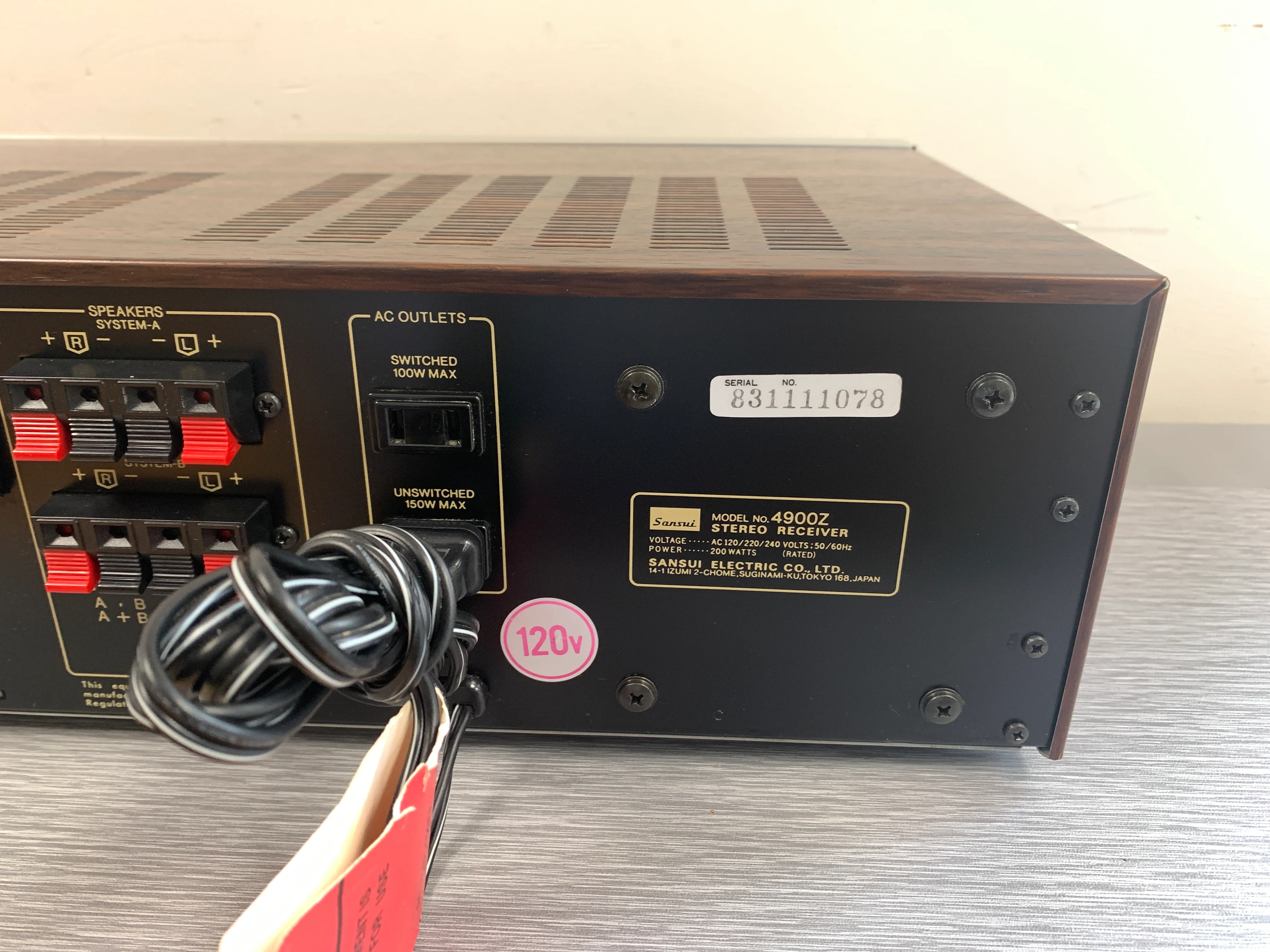Sansui 4900Z Digital Synthesizer DC Stereo Receiver (1980-81) - Image 11