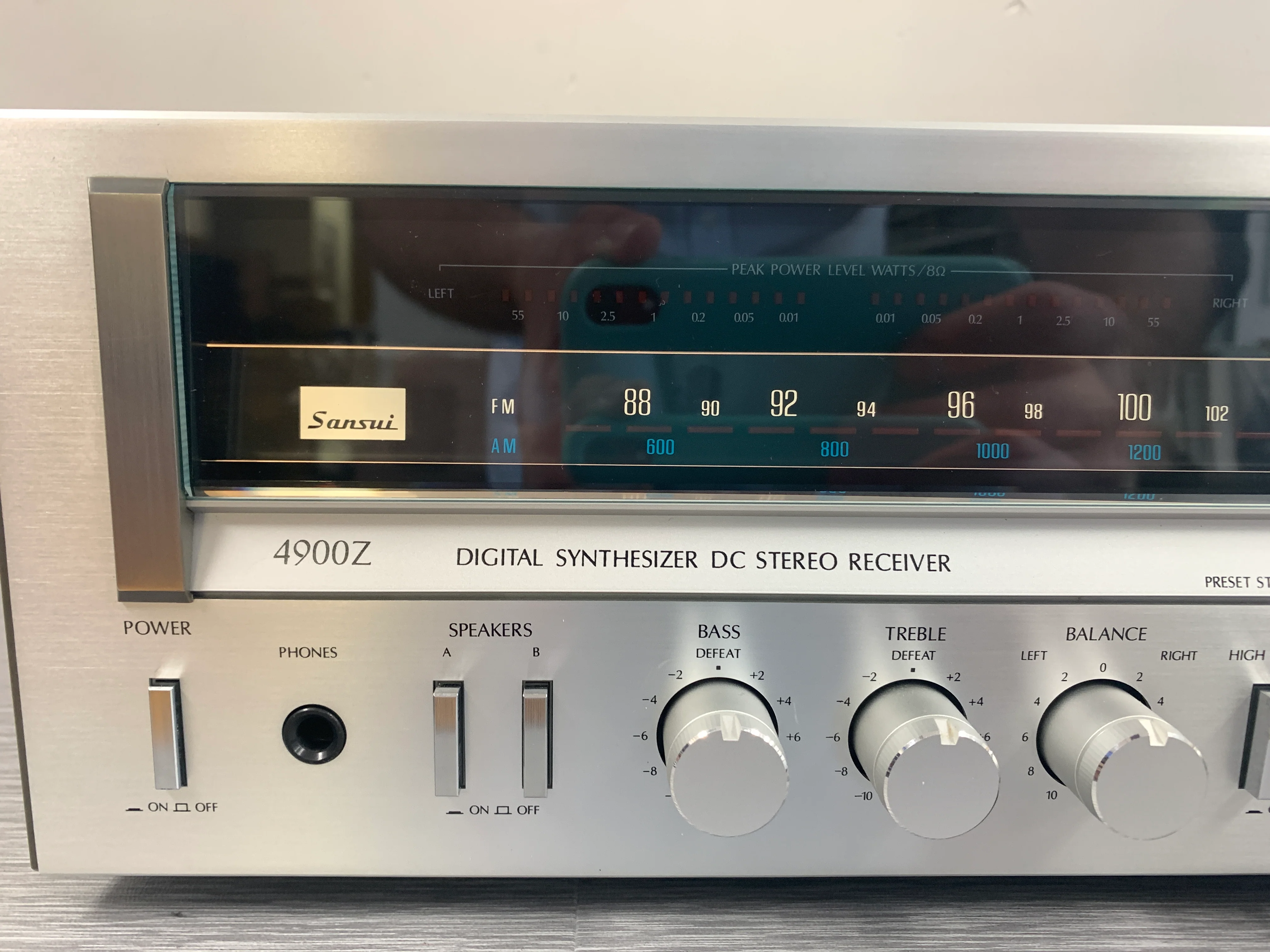 Sansui 4900Z Digital Synthesizer DC Stereo Receiver (1980-81) - Image 2