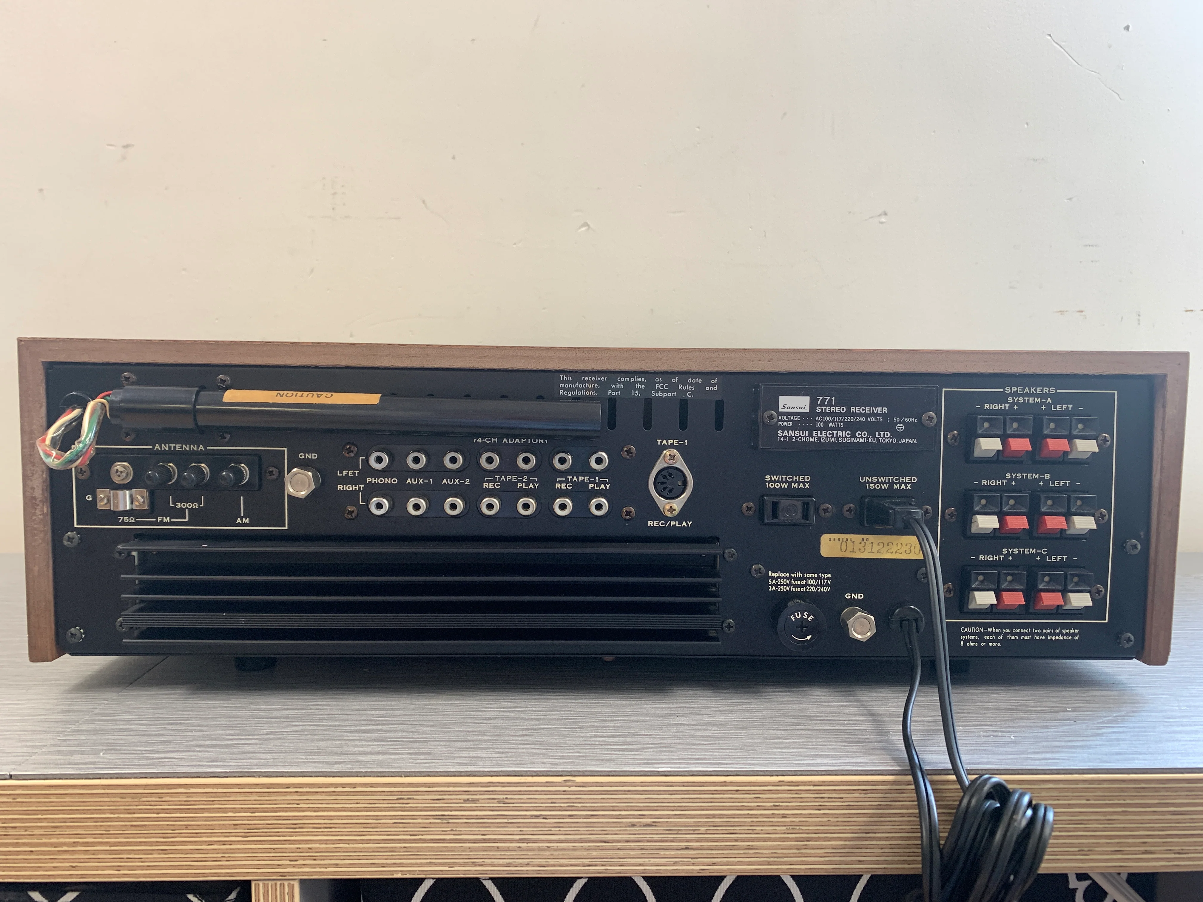 Sansui 771 AM/FM Stereo Receiver (1973-77) - Image 7