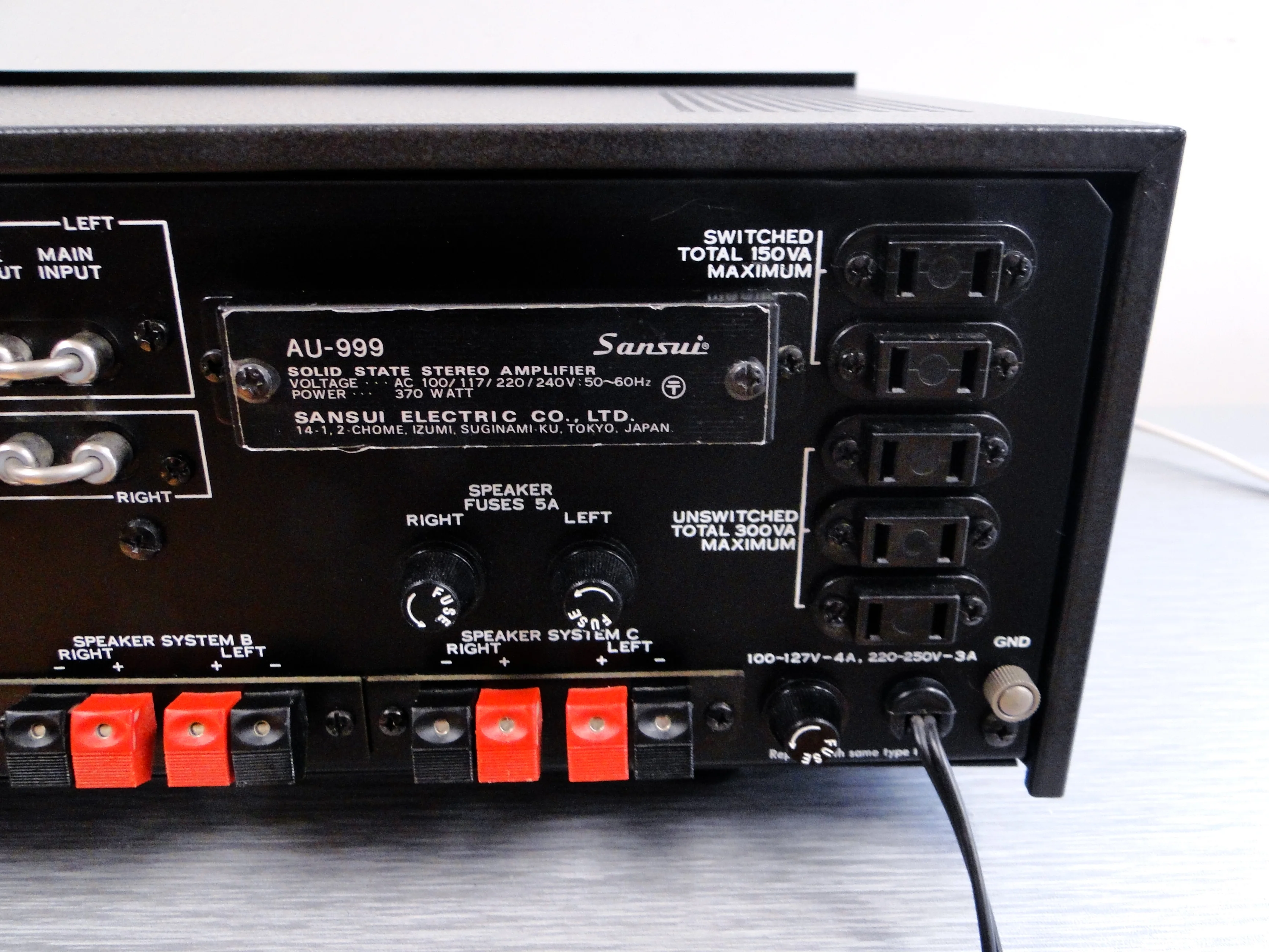 Sansui AU-999 Stereo Integrated Amplifier - Image 12