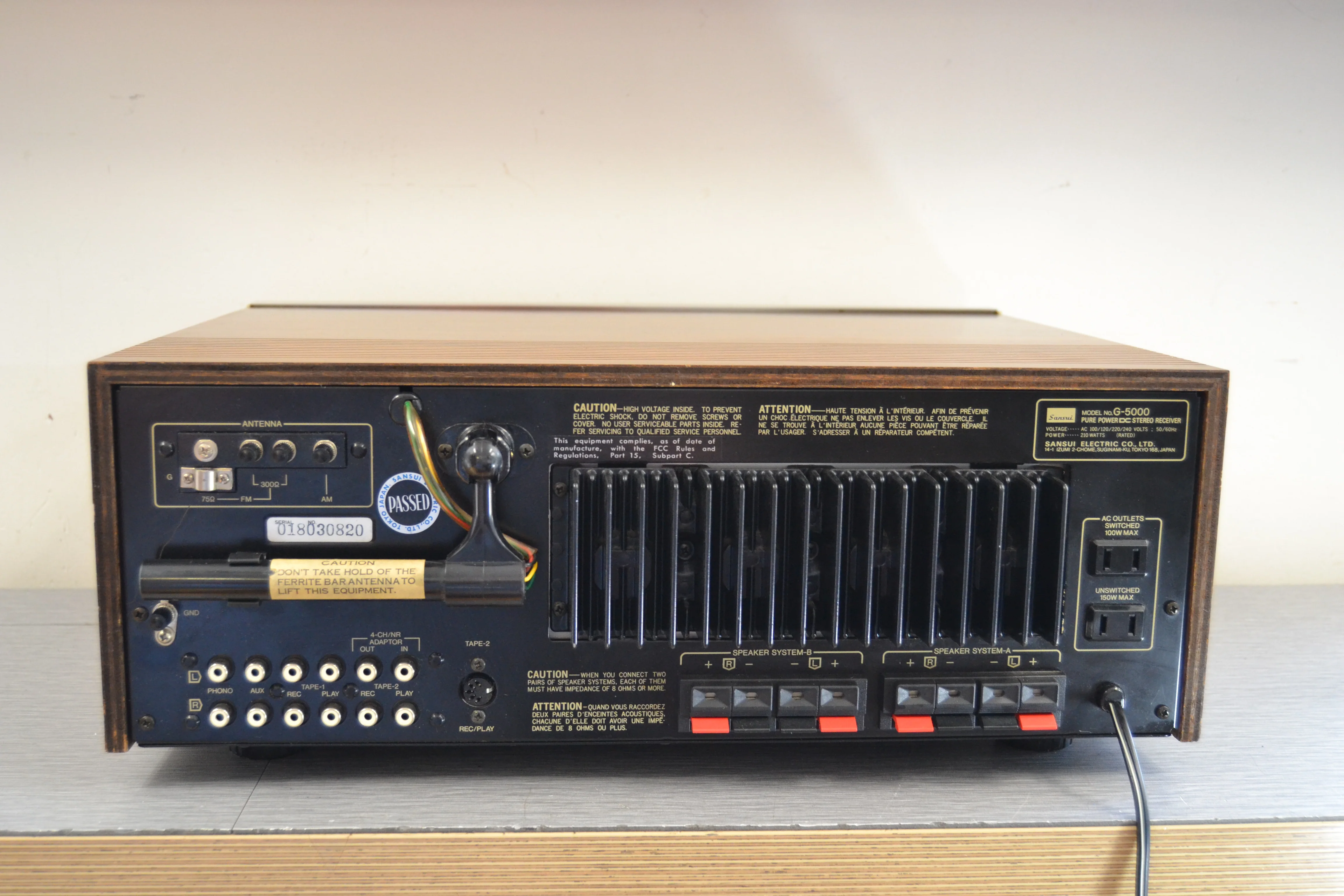 Sansui G-5000 Stereo Receiver * 45W RMS * 1978 - Image 13