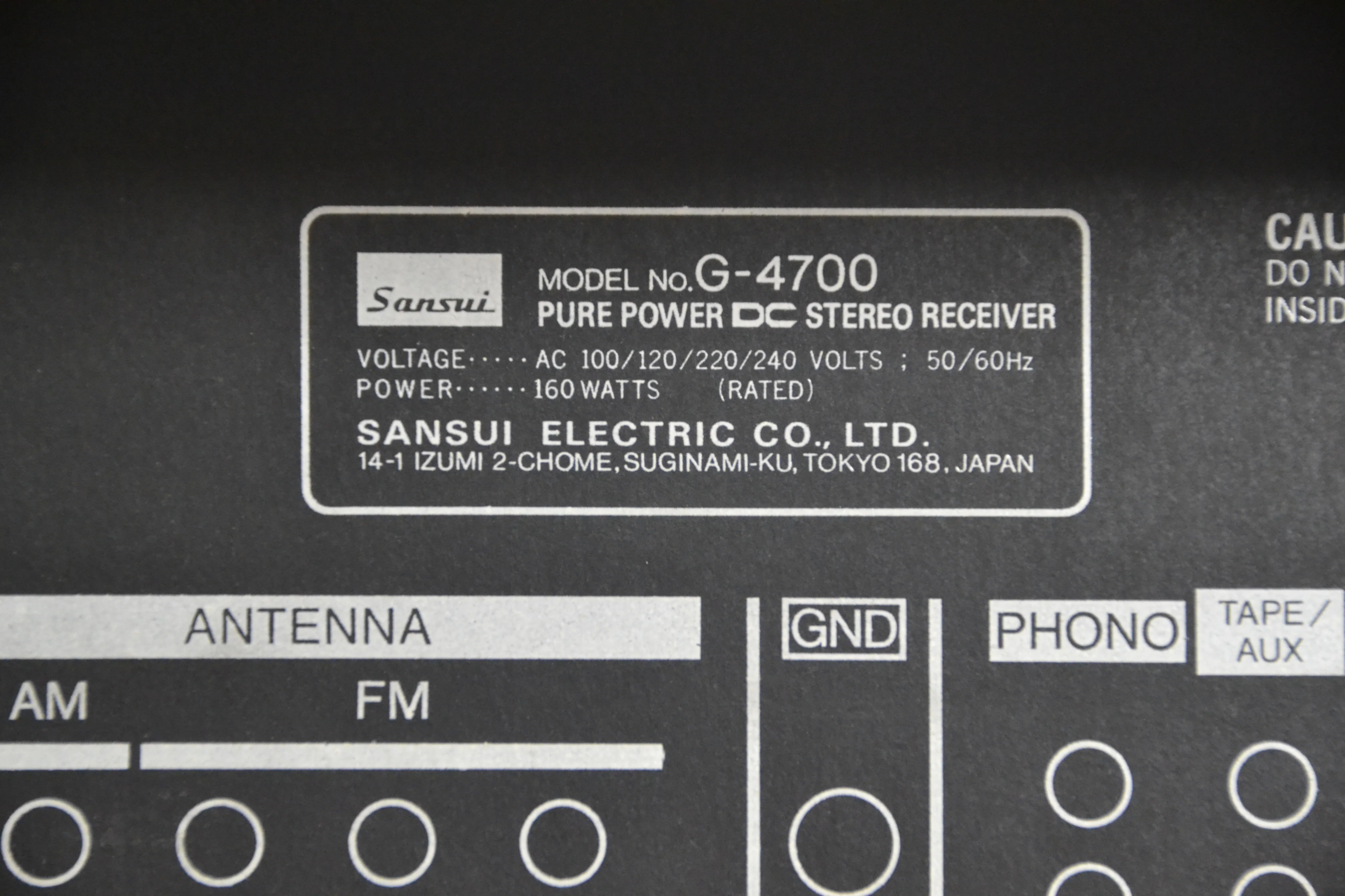 Sansui G4700 Stereo Receiver * 50W RMS * 1979 - Image 12