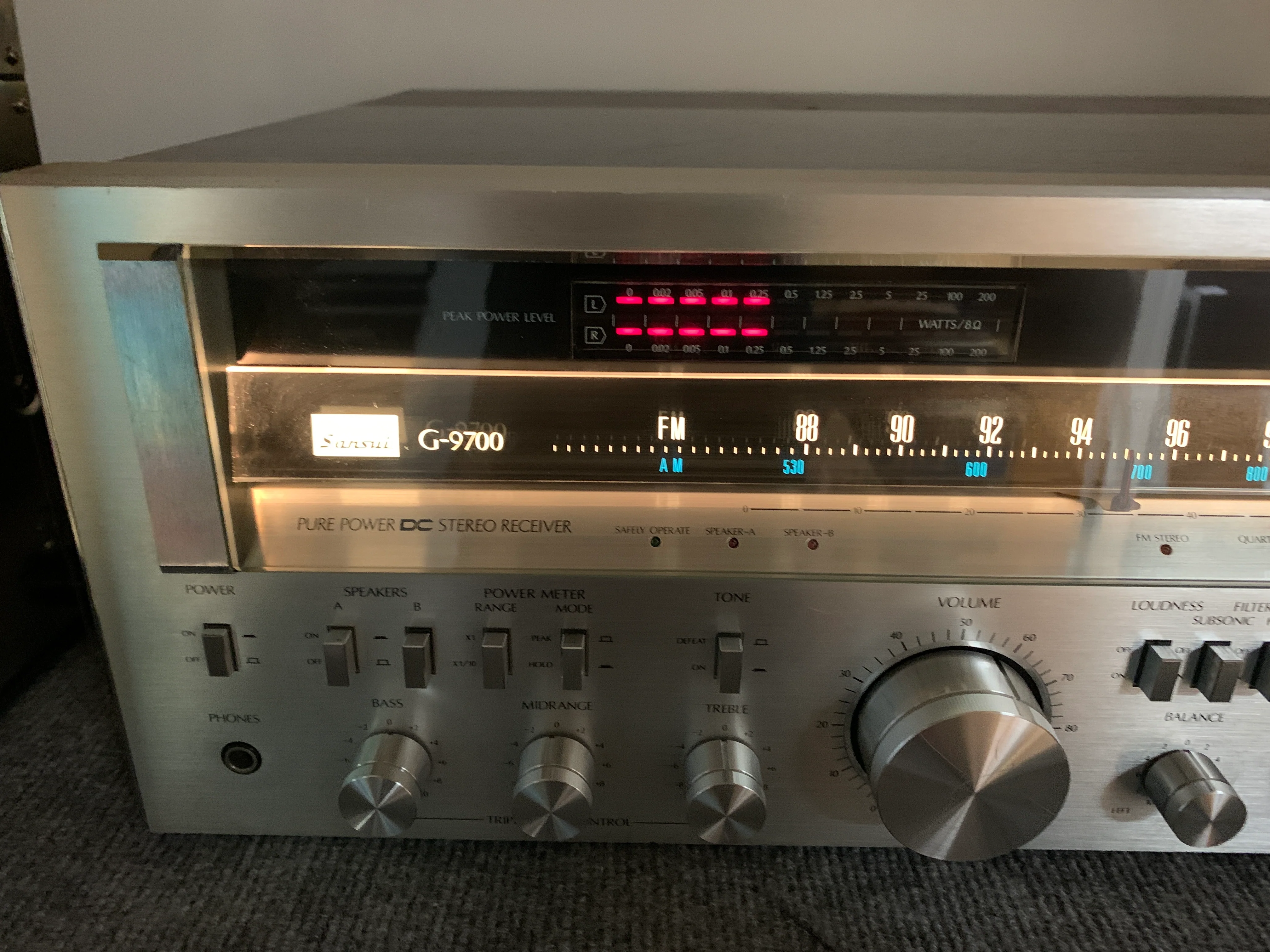 Sansui G9700 Monster Stereo Receiver * 200W Channel * 1979 - Image 3
