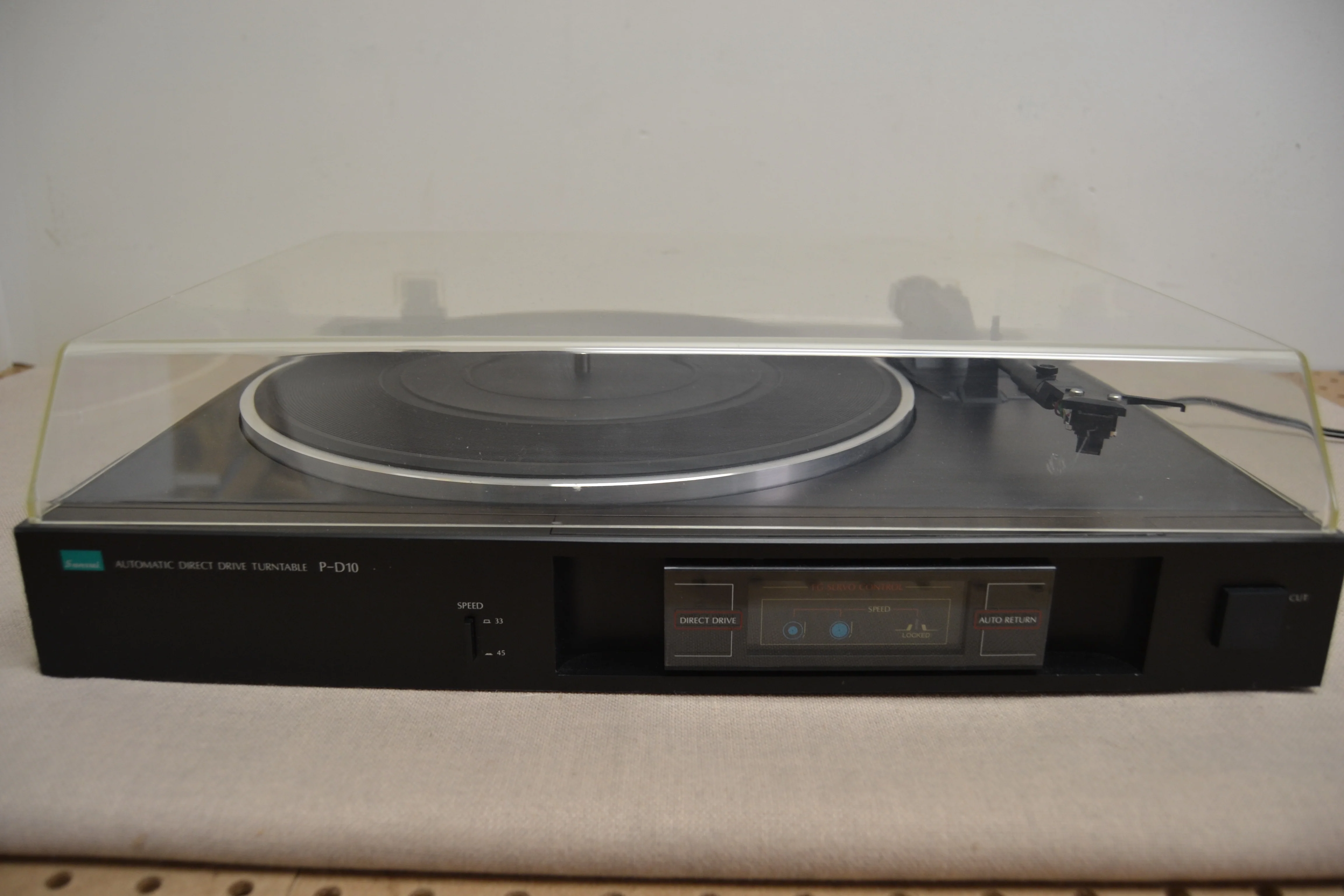 Sansui P-D10 2-Speed Automatic Return Turntable