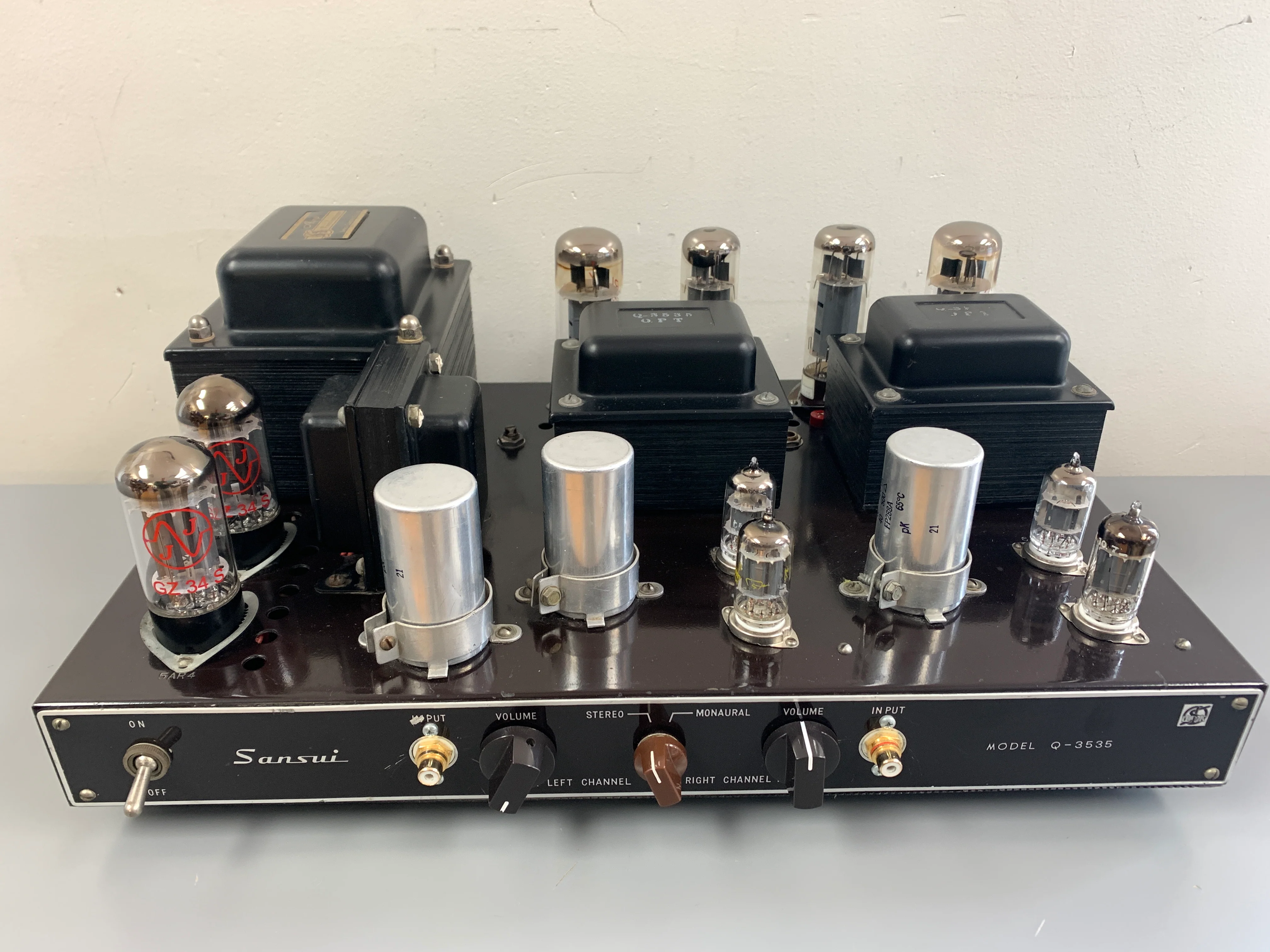 Sansui Q-3535 Tube Power Amplifier * 1958 * Fully Operational * 35W RMS * Ships with UPS