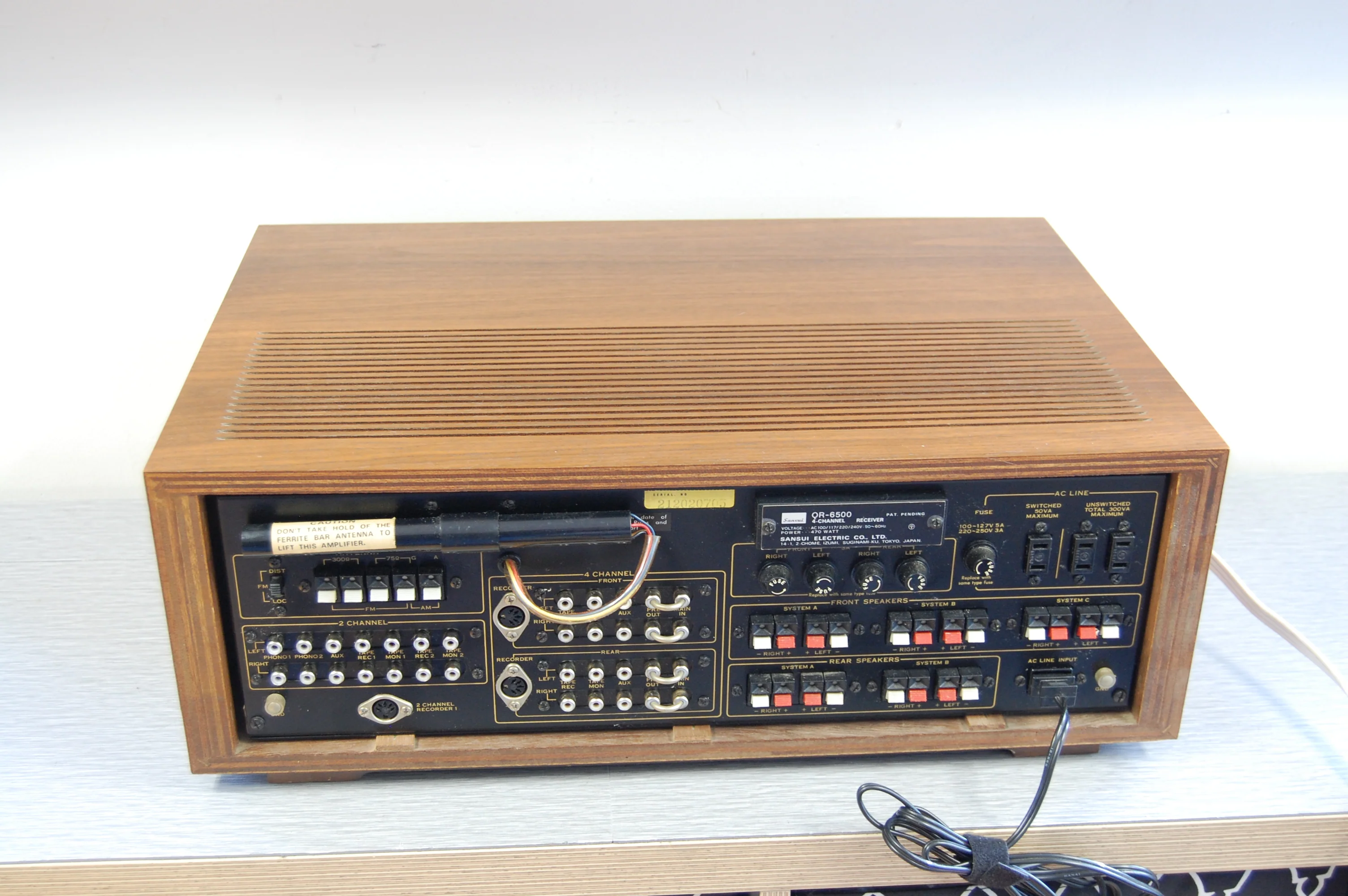 Sansui QR-6500 4 Channel Stereo Receiver * 1971 * Box * Manuals - Image 11