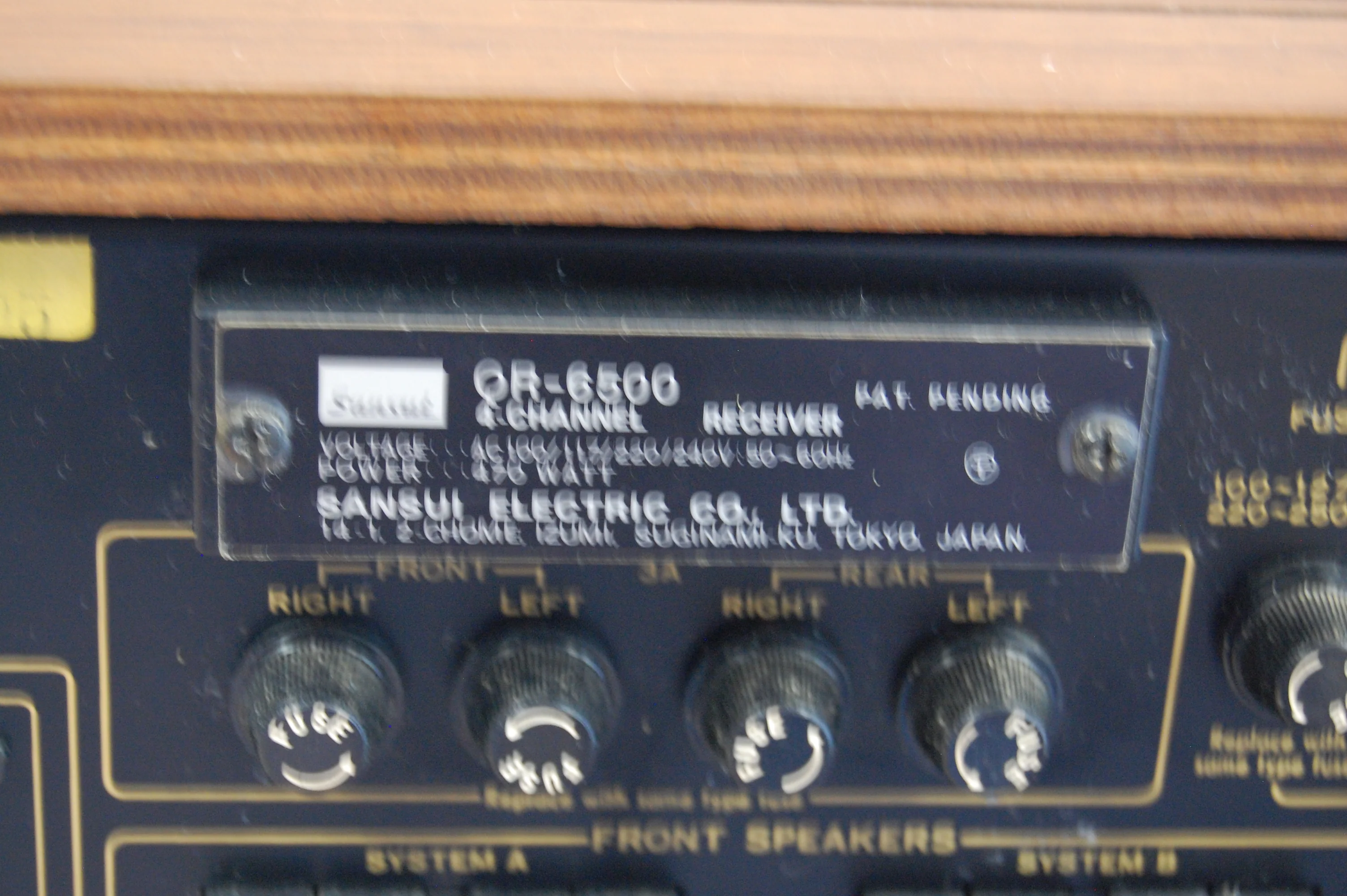 Sansui QR-6500 4 Channel Stereo Receiver * 1971 * Box * Manuals - Image 15