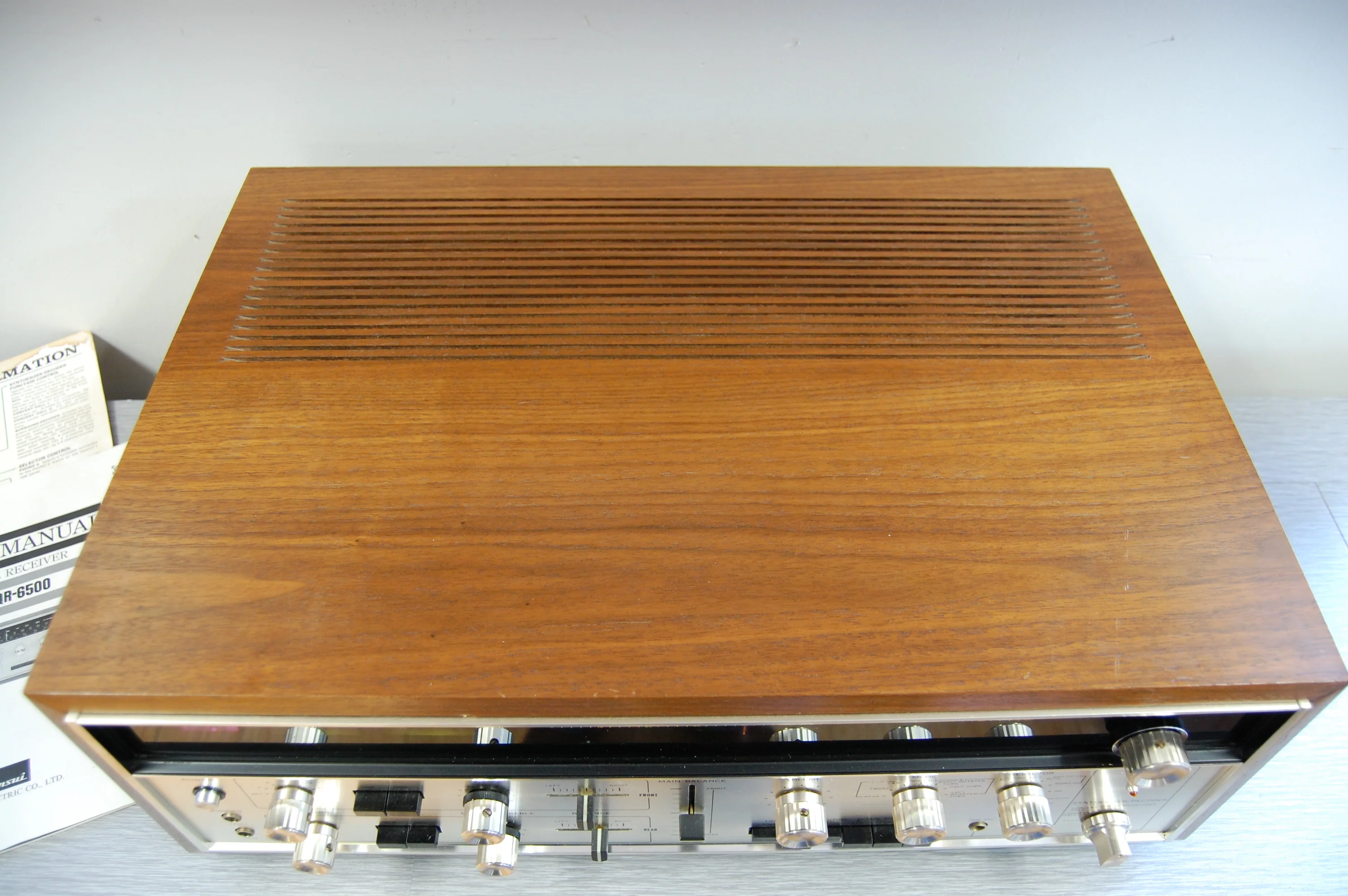 Sansui QR-6500 4 Channel Stereo Receiver * 1971 * Box * Manuals - Image 9