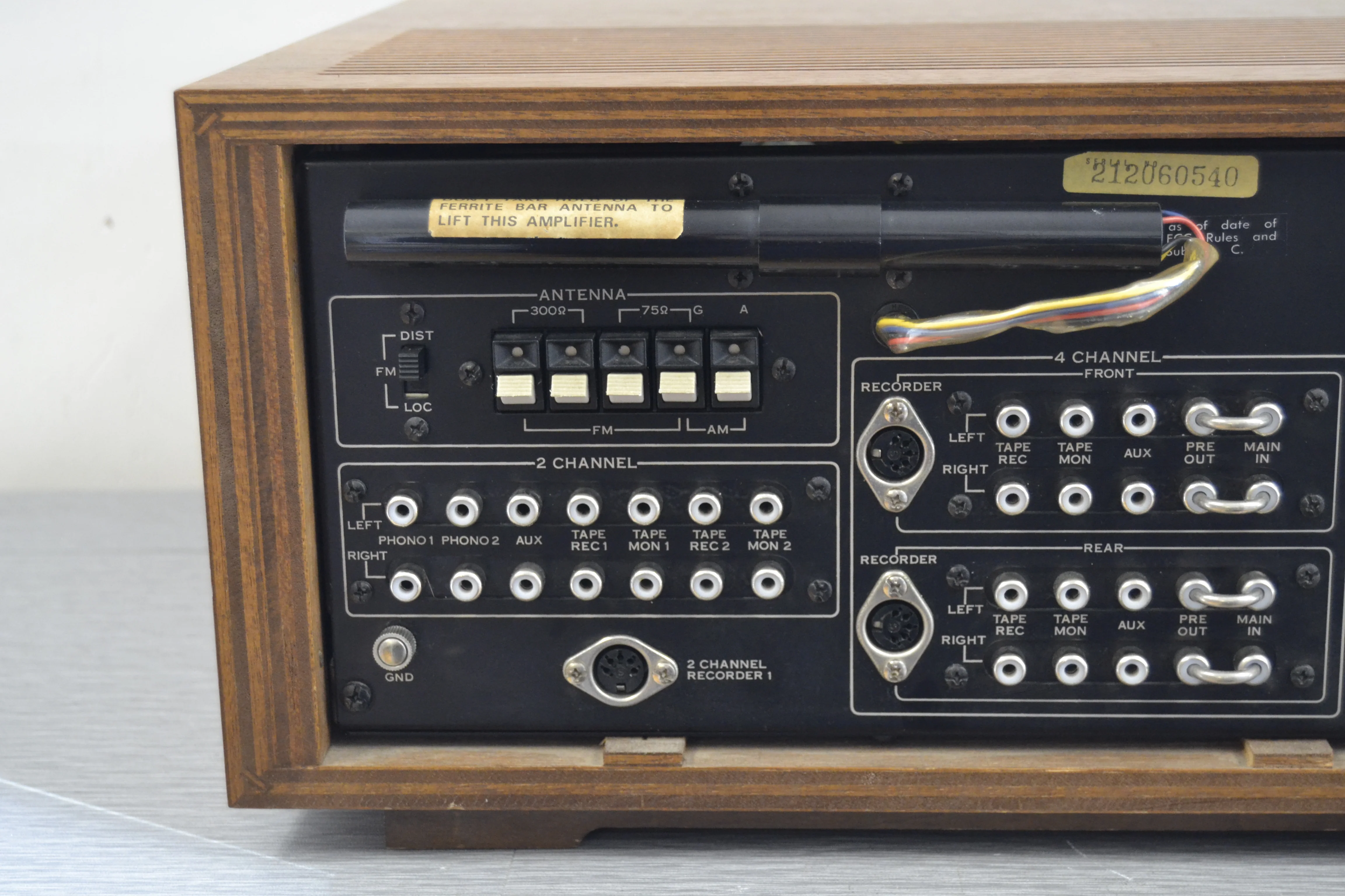 Sansui QR-6500 Stereo Quad Receiver * Owner and Service Manual * Accessories * Original Box - Image 14