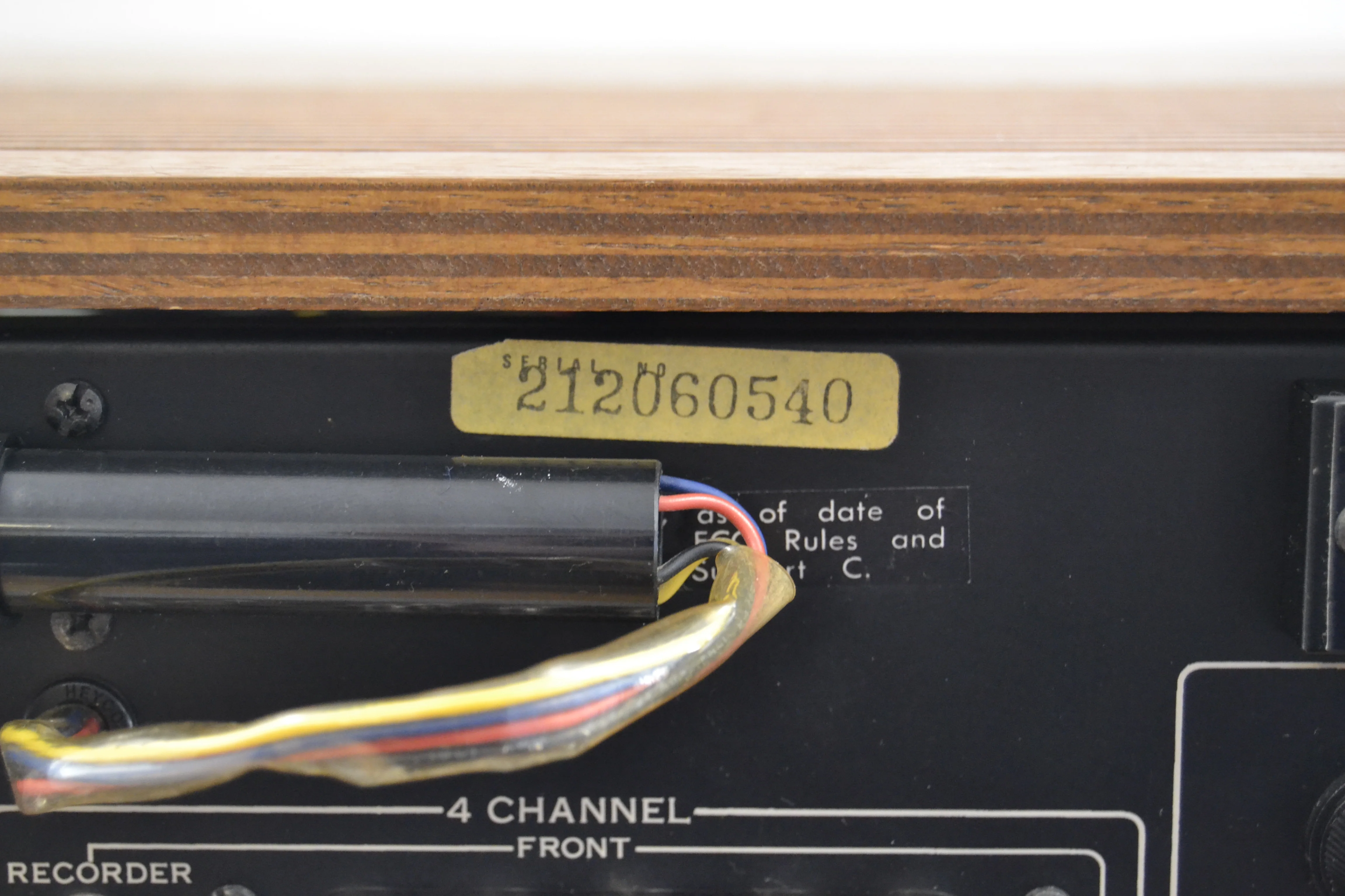 Sansui QR-6500 Stereo Quad Receiver * Owner and Service Manual * Accessories * Original Box - Image 19