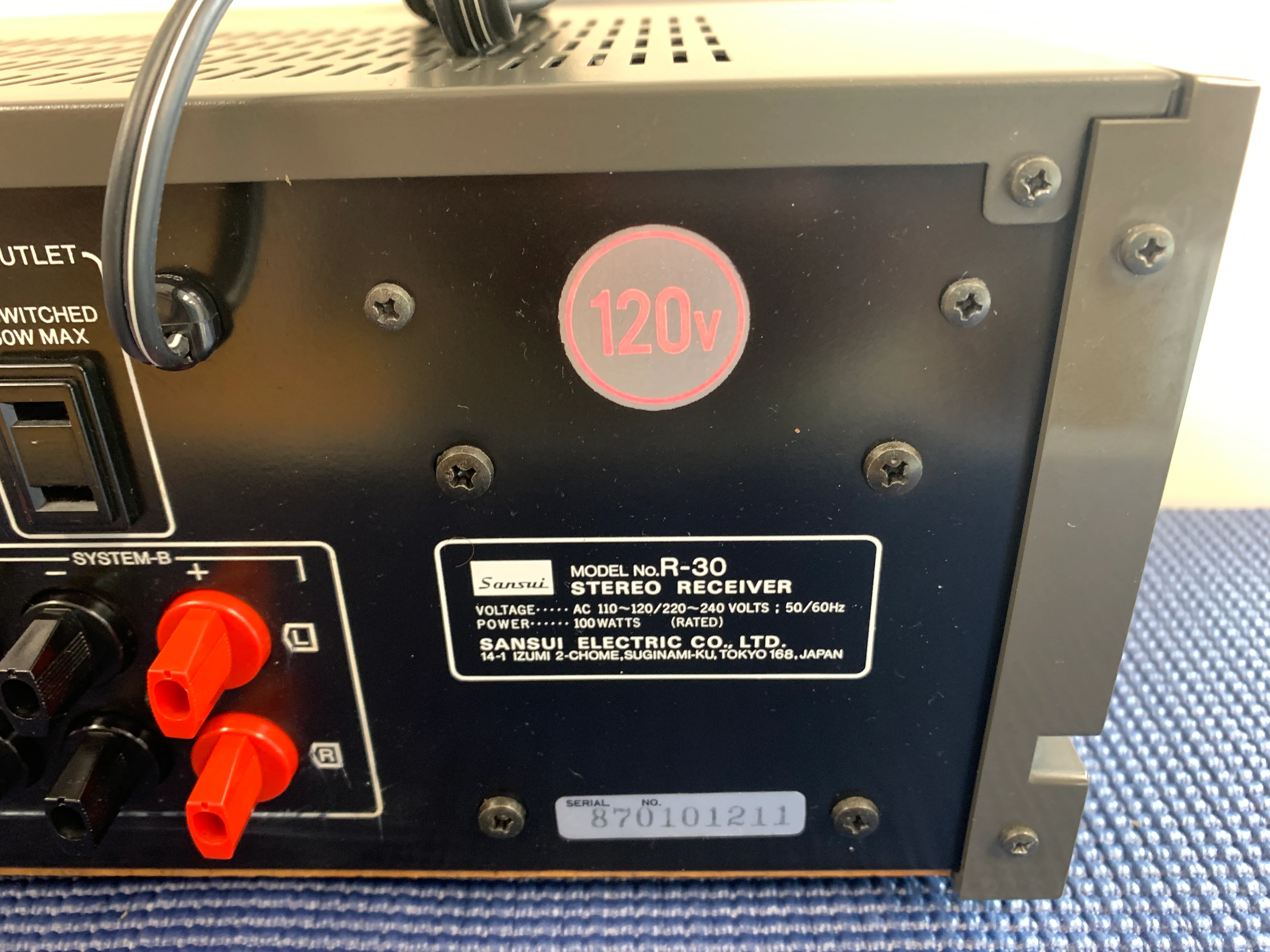 Sansui R-30 Stereo Receiver * 25W RMS * 1980 - Image 15