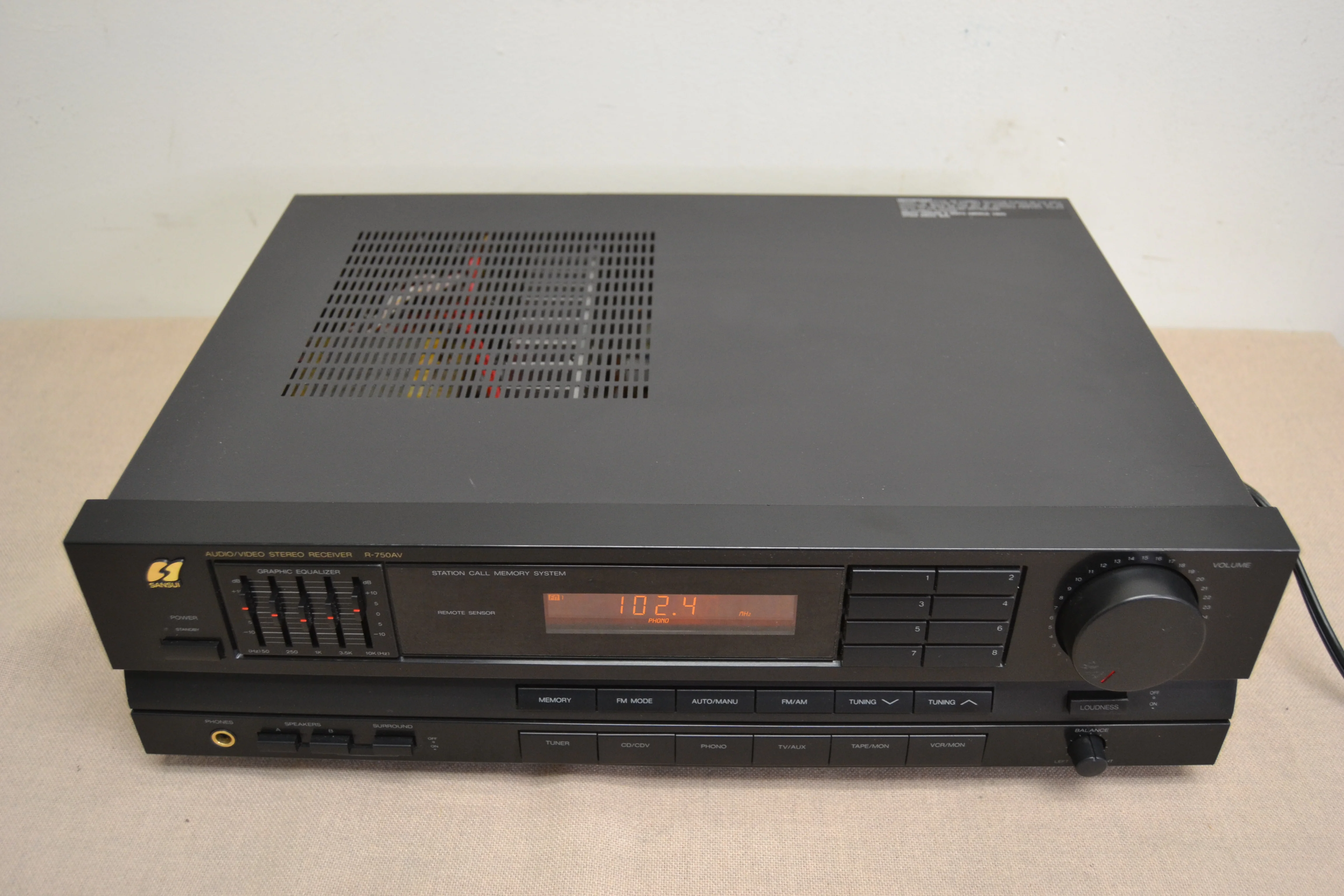 Sansui R-750AV Stereo Receiver * 1993 * 50W RMS - Image 5
