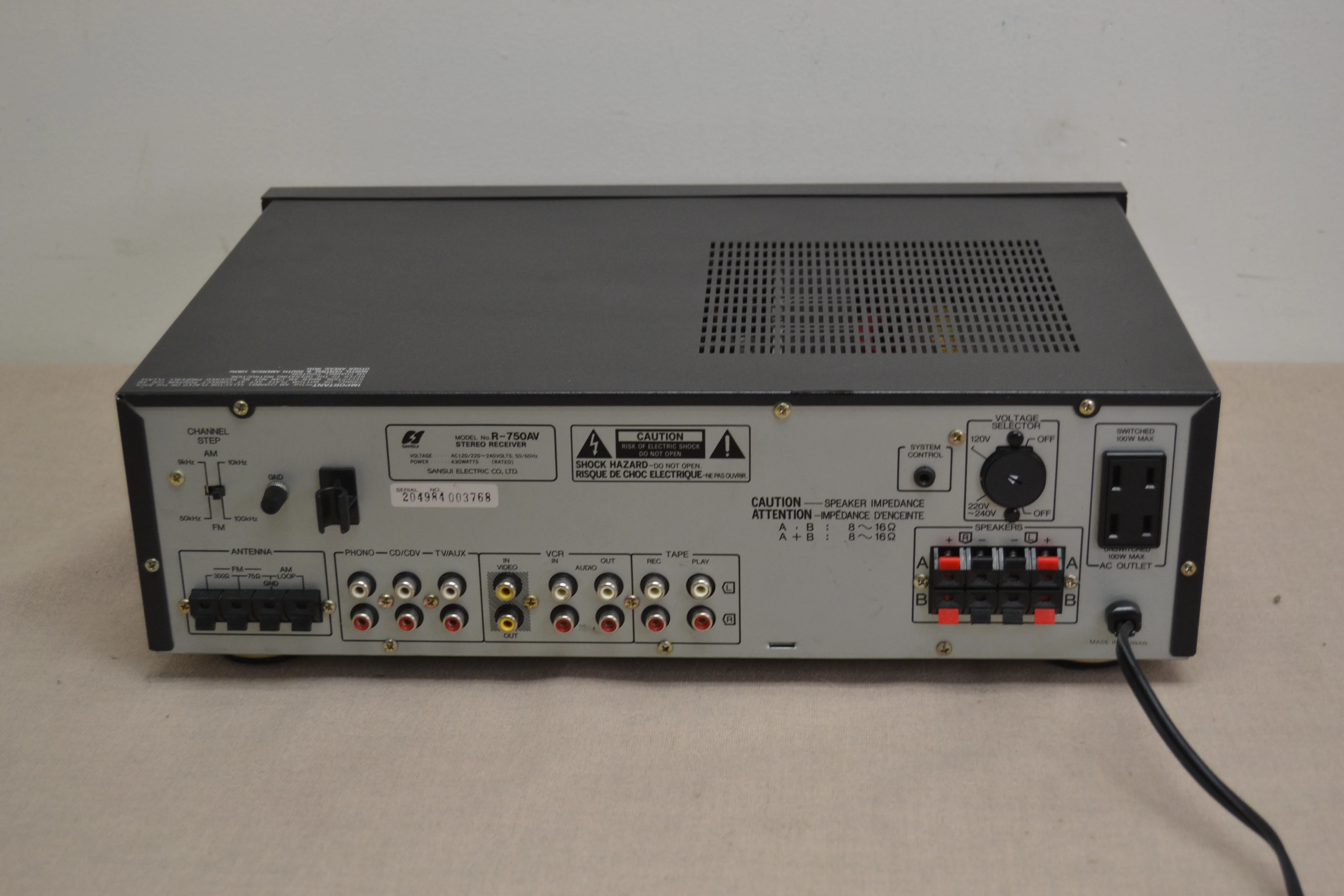 Sansui R-750AV Stereo Receiver * 1993 * 50W RMS - Image 8