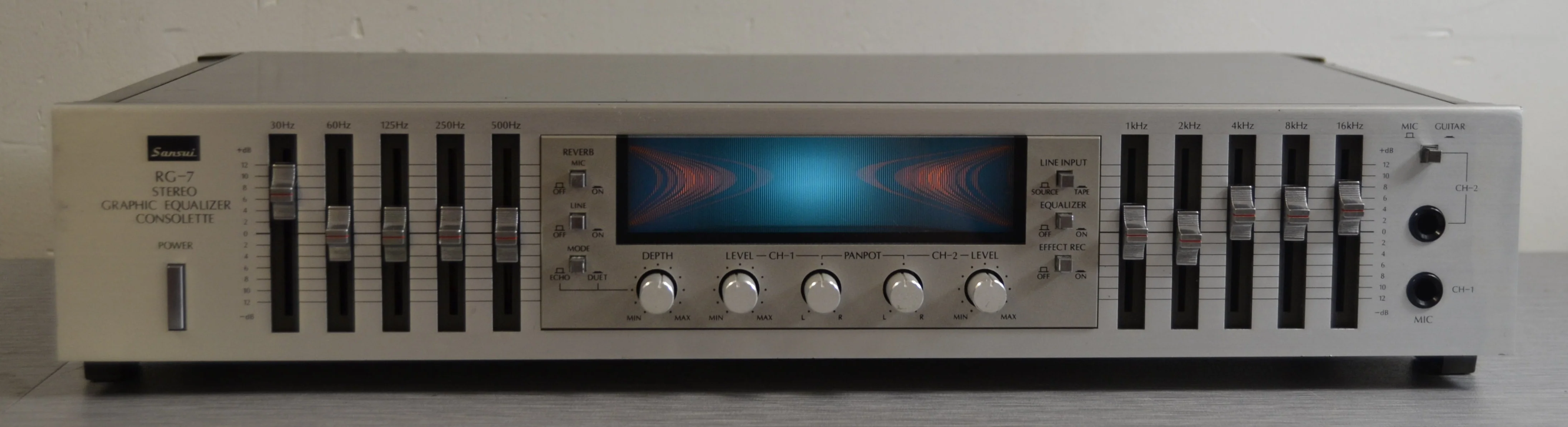 Sansui RG-7 Graphic Equalizer and Reverb