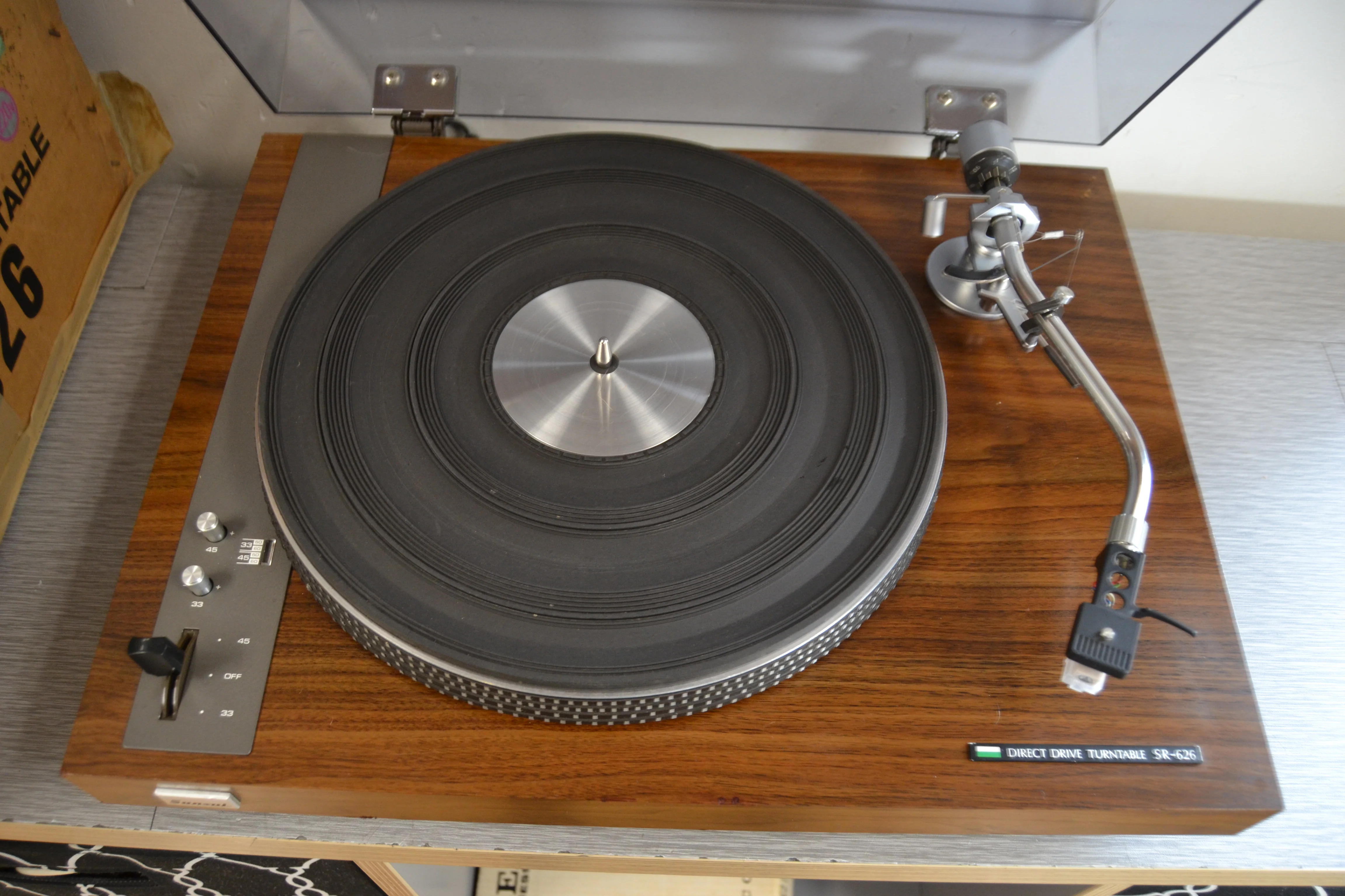 Sansui SR-626 Direct Drive Turntable with NEW Audio Technica Cartidge * Box - Image 5