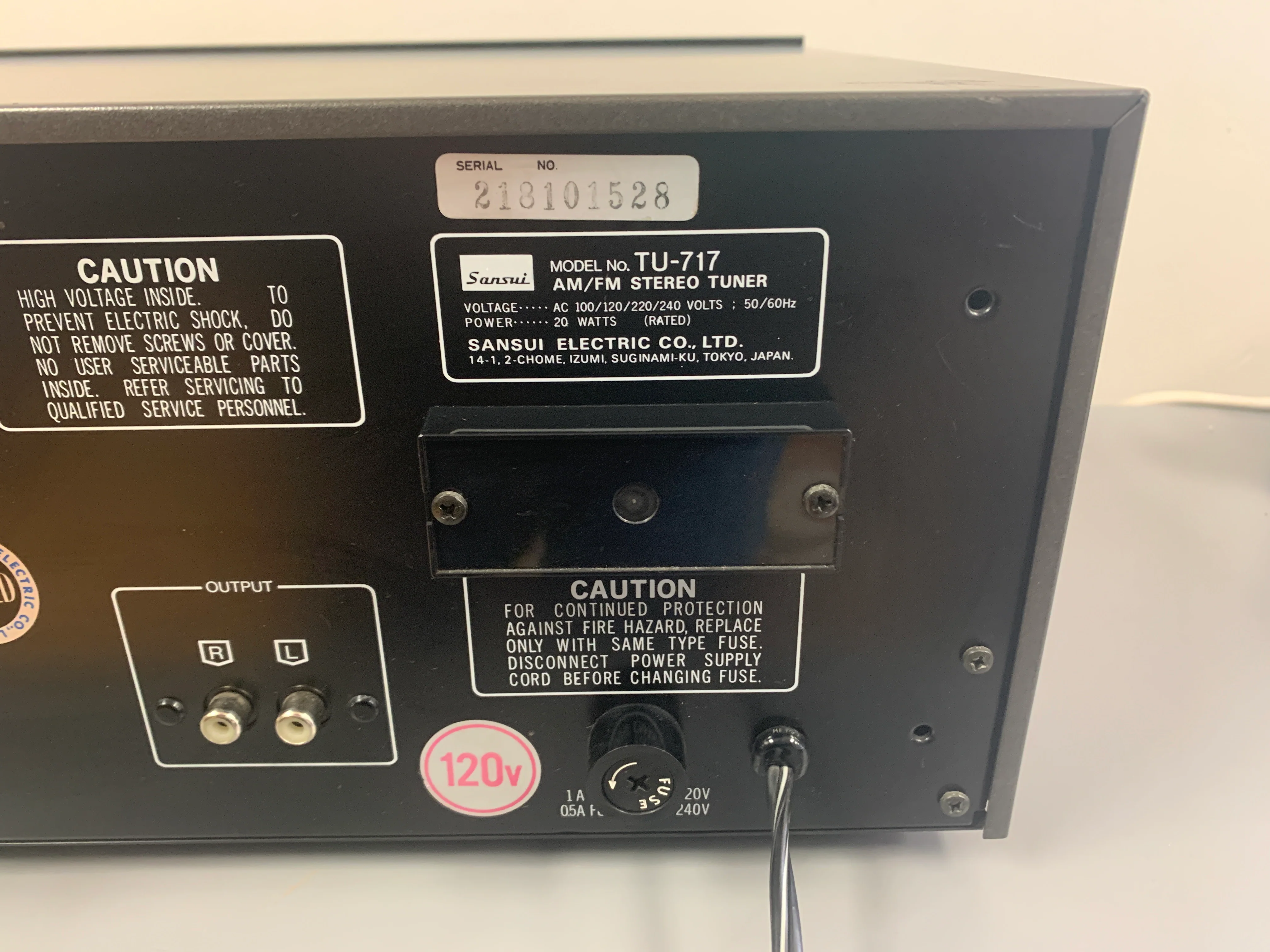 Sansui TU-717 Stereo Tuner - Image 14