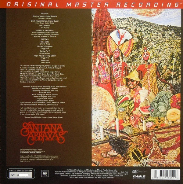 Santana - Abraxas (LP, Album, Ltd, Num, RE, RM, S/Edition, 180) (Near Mint (NM or M-)) - Image 5