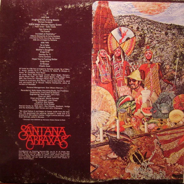 Santana - Abraxas (LP, Album, Pit) (Very Good Plus (VG+)) - Image 3