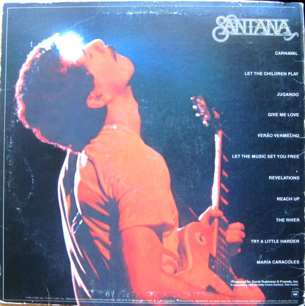 Santana - Festivál (LP, Album, Pit) (Very Good Plus (VG+)) - Image 2