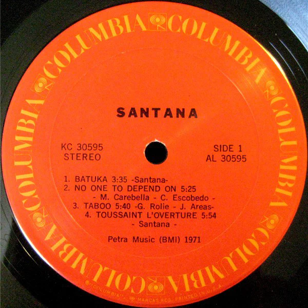 Santana - Santana (LP, Album, Pit) (Good Plus (G+)) - Image 3
