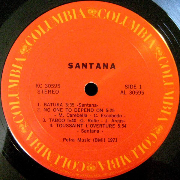 Santana - Santana (LP, Album, Pit) (Good Plus (G+)) - Image 5