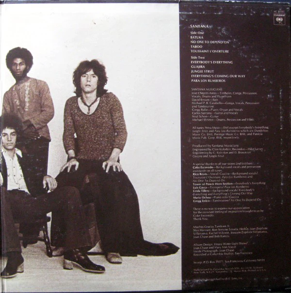 Santana - Santana (LP, Album, Pit) (Very Good (VG)) - Image 3