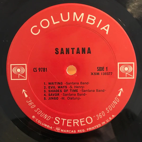 Santana - Santana (LP, Album, RE, Pit) (Very Good Plus (VG+)) - Image 3