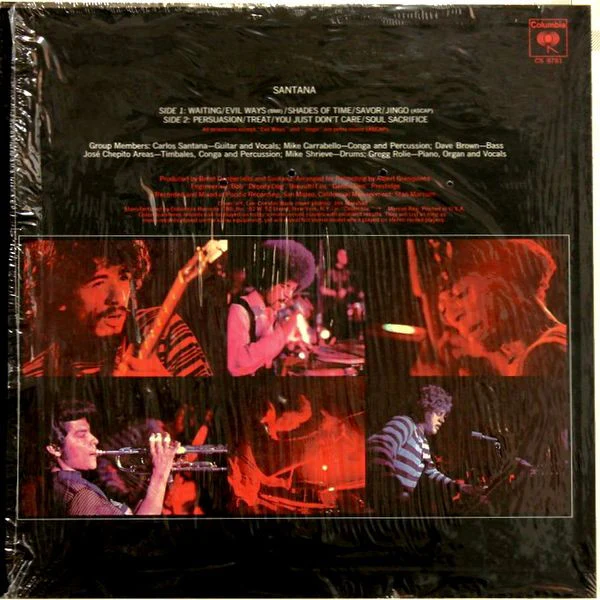 Santana - Santana (LP, Album) (Very Good Plus (VG+)) - Image 2