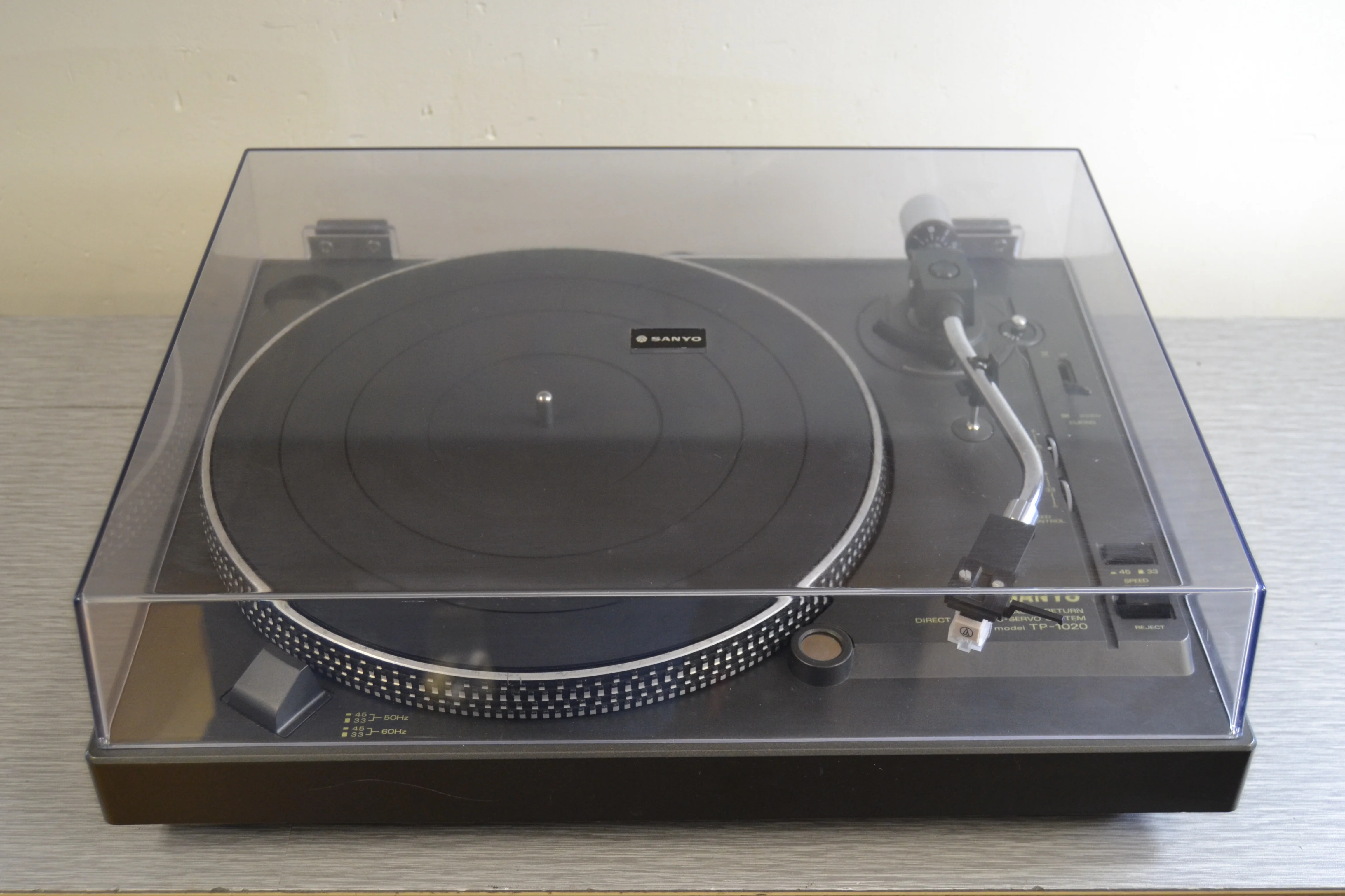Sanyo TP-1020 Direct Drive Turntable * NEW Audio Technica AT3600 Cartridge