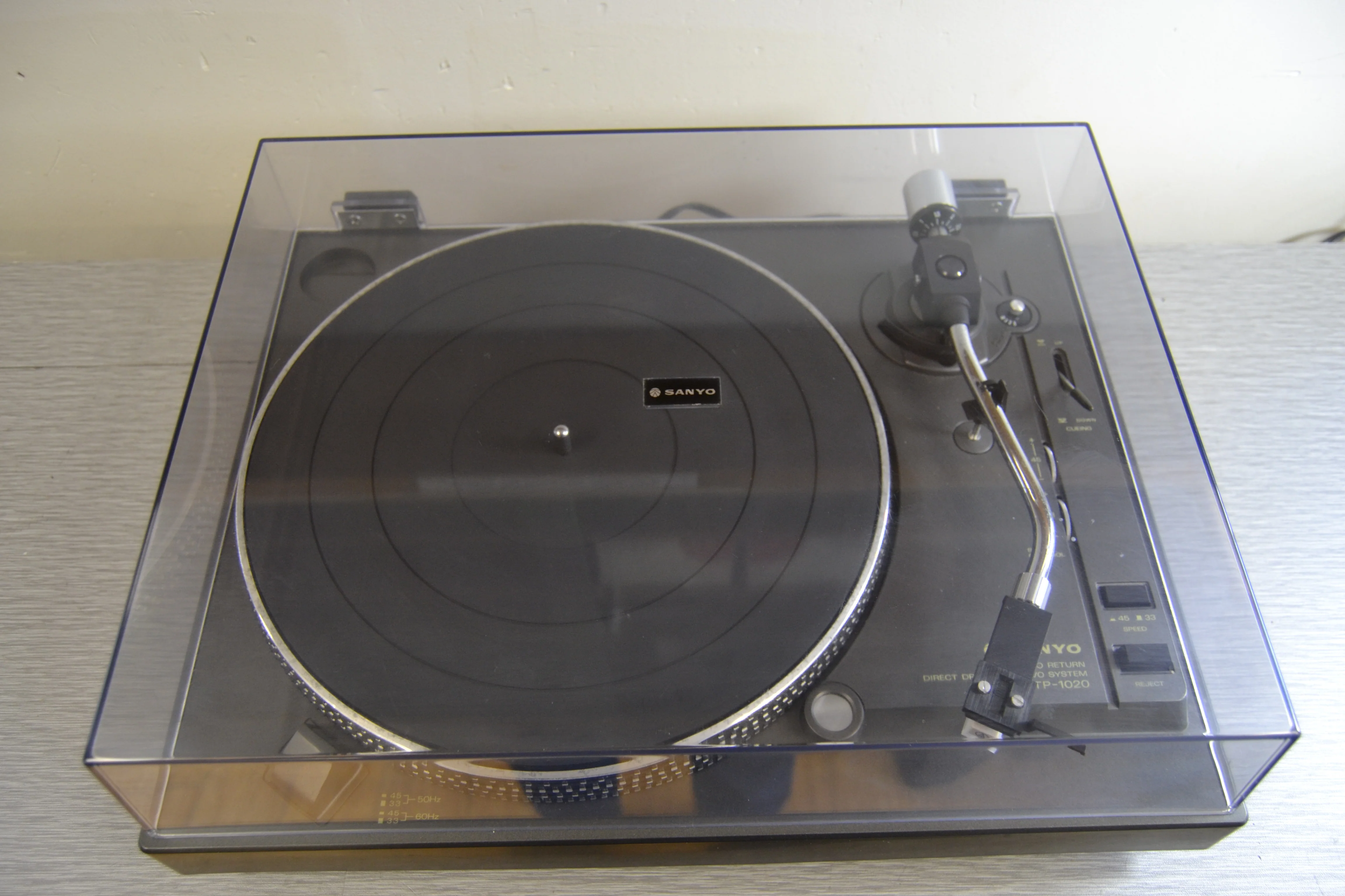 Sanyo TP-1020 Direct Drive Turntable * NEW Audio Technica AT3600 Cartridge - Image 3