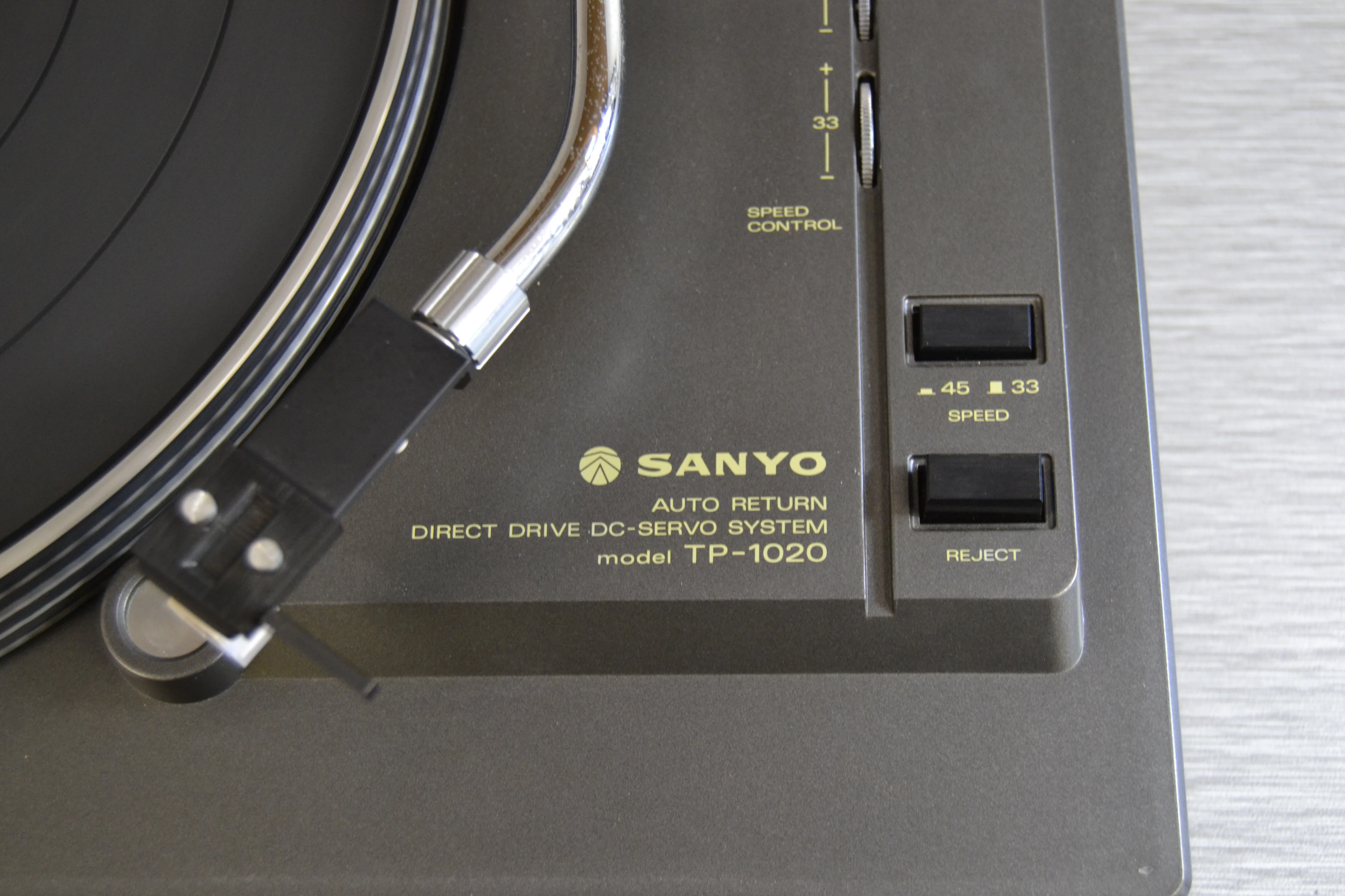 Sanyo TP-1020 Direct Drive Turntable * NEW Audio Technica AT3600 Cartridge - Image 6