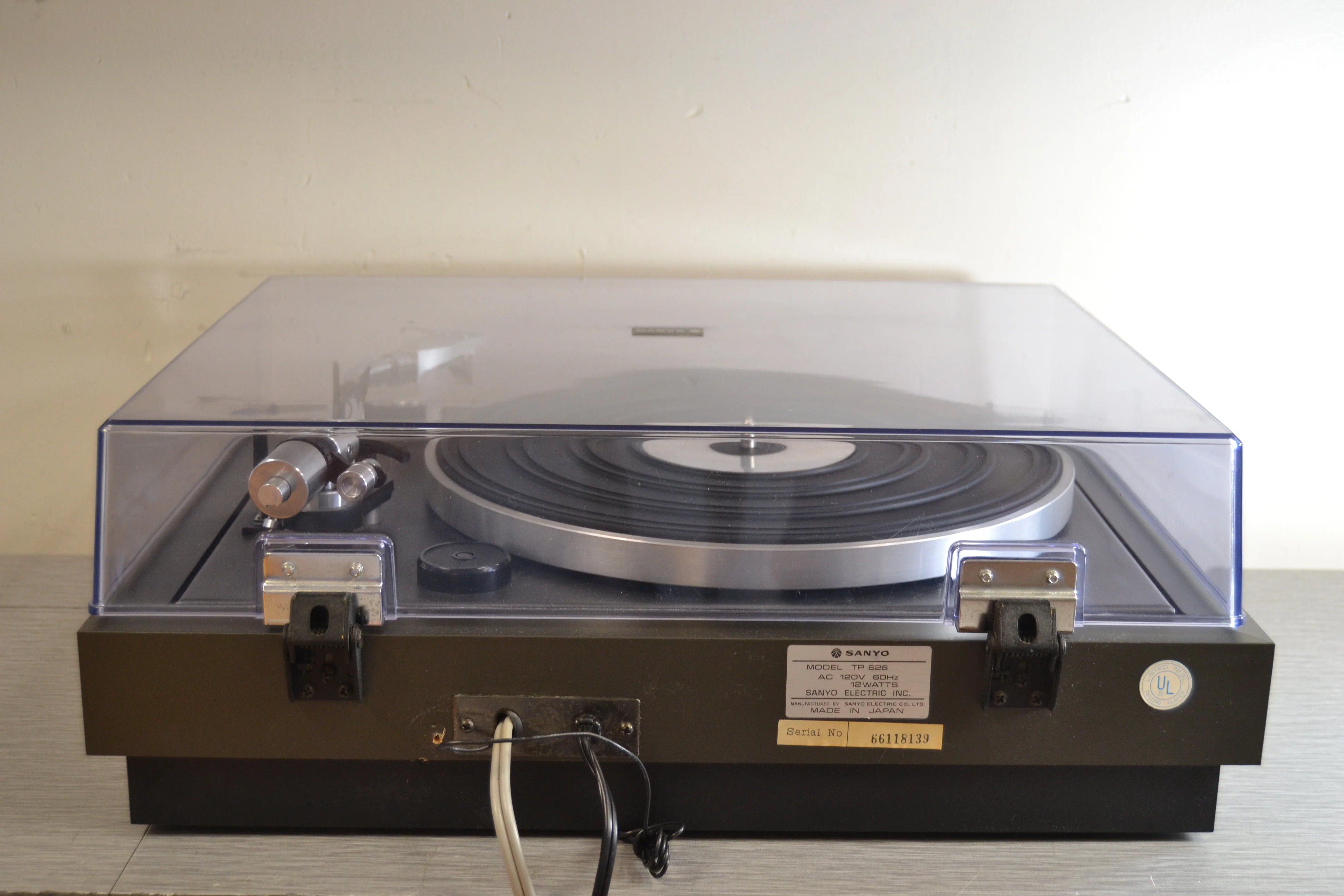Sanyo TP-626 Turntable with NEW Audio Technica AT3600 Cartridge - Image 11