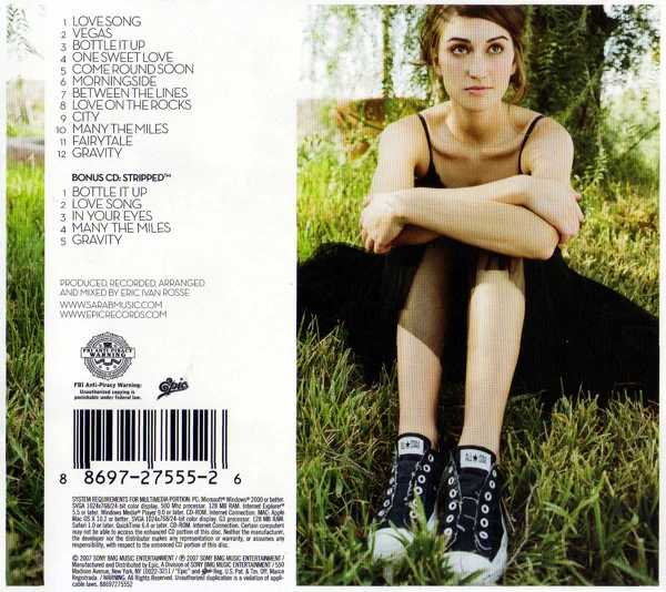 Sara Bareilles - Little Voice (CD, Album + CD, Enh, Ope + S/Edition) (Very Good Plus (VG+)) - Image 4
